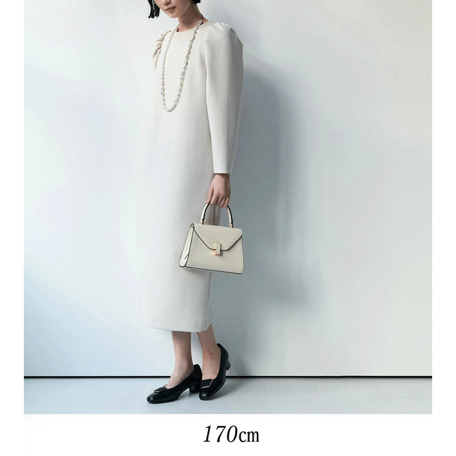 【Insta Live】Brown＆Street パフスリーブワンピース - 画像15