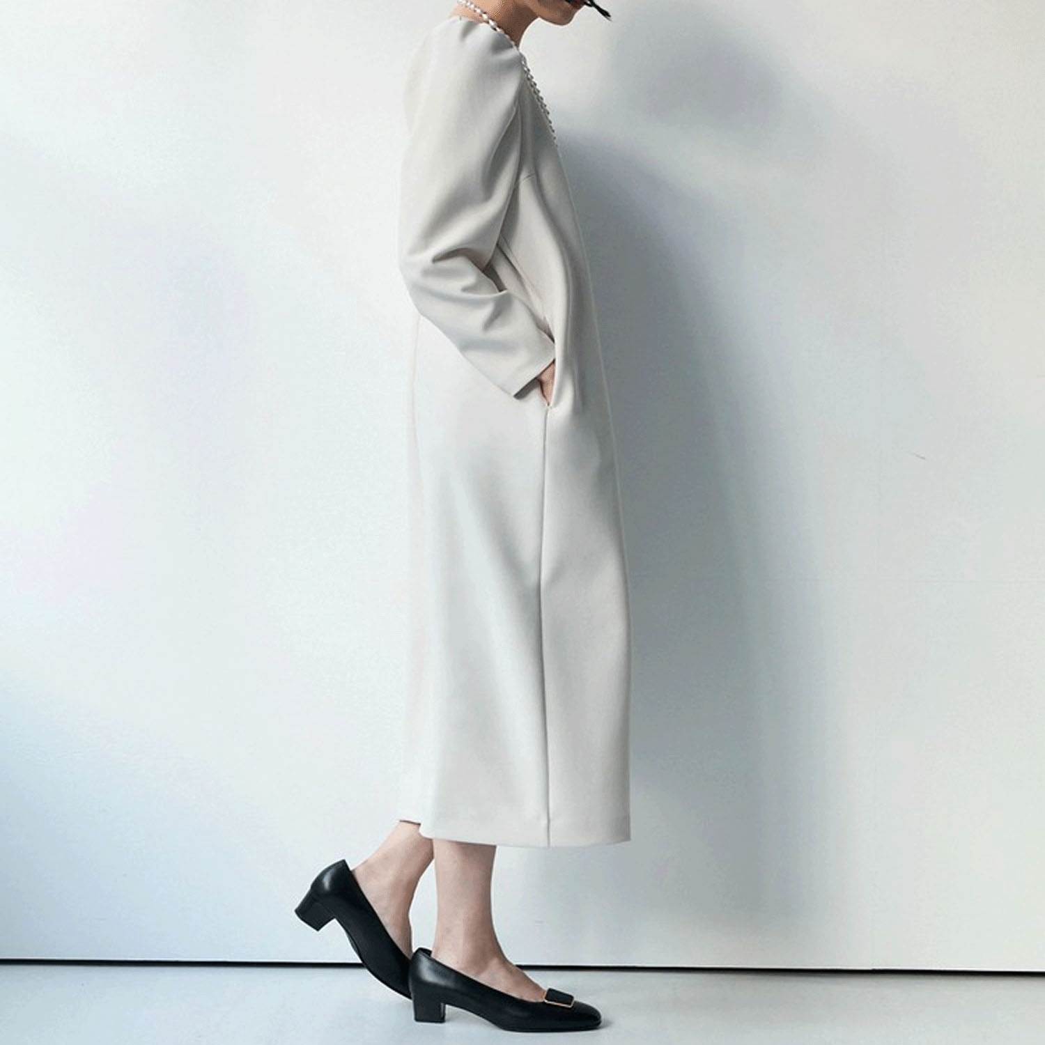 【Insta Live】Brown＆Street パフスリーブワンピース - 画像17