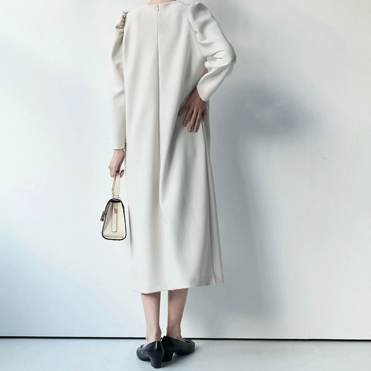 【Insta Live】Brown＆Street パフスリーブワンピース - 画像18