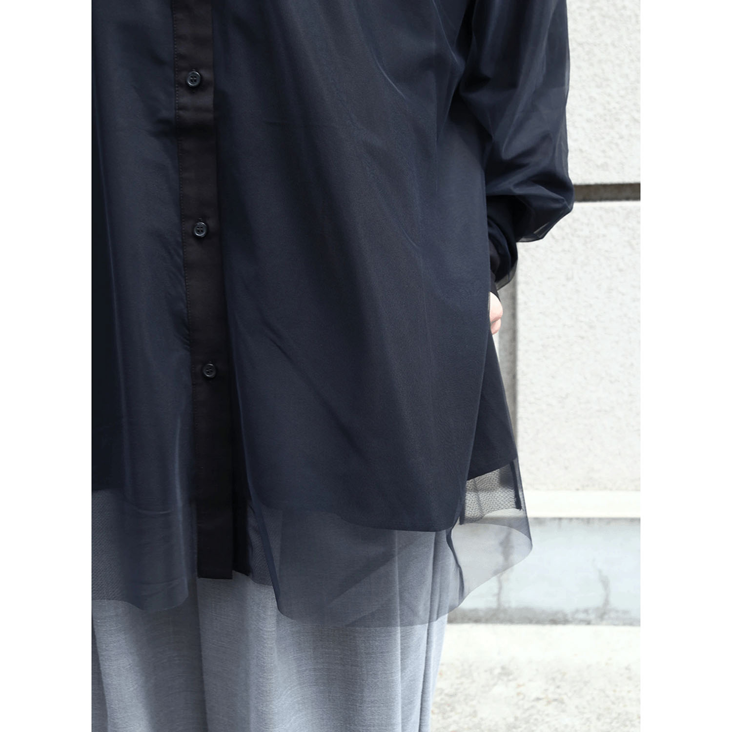 【Insta Live】Brown＆Street チュールレイヤードシャツブラウス - 画像23