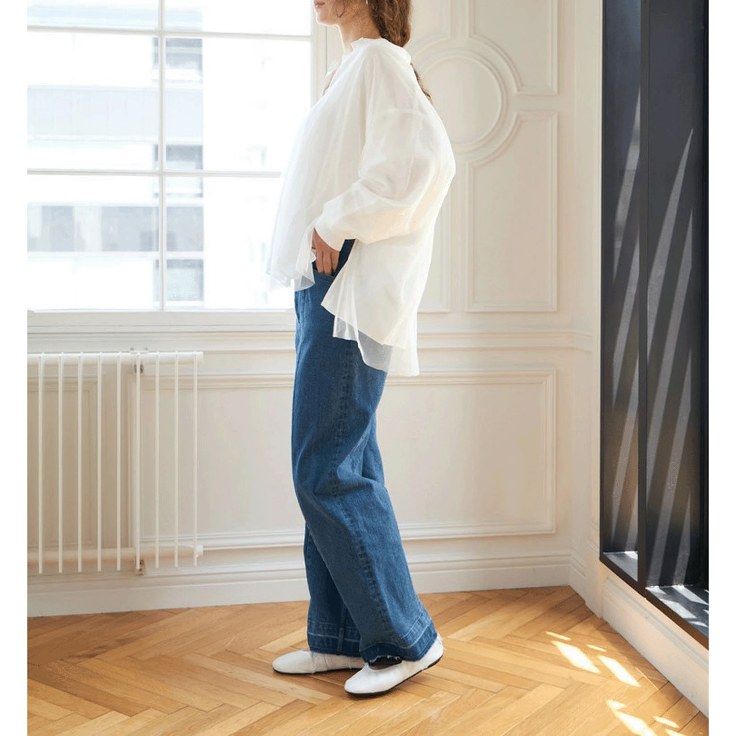 【Insta Live】Brown＆Street チュールレイヤードシャツブラウス - 画像10