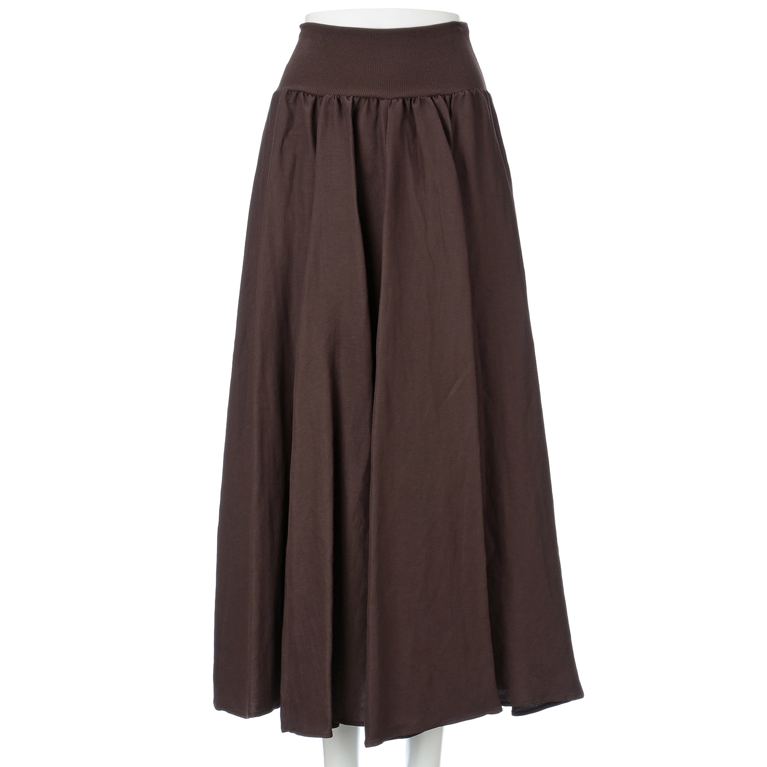 MONiLE 麻レーヨンロングスカート