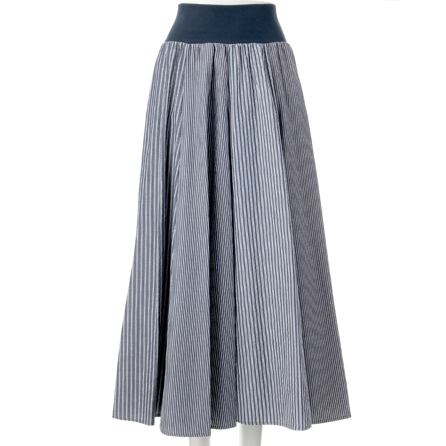 MONiLE サッカーストライプコンビロングスカート - 画像10