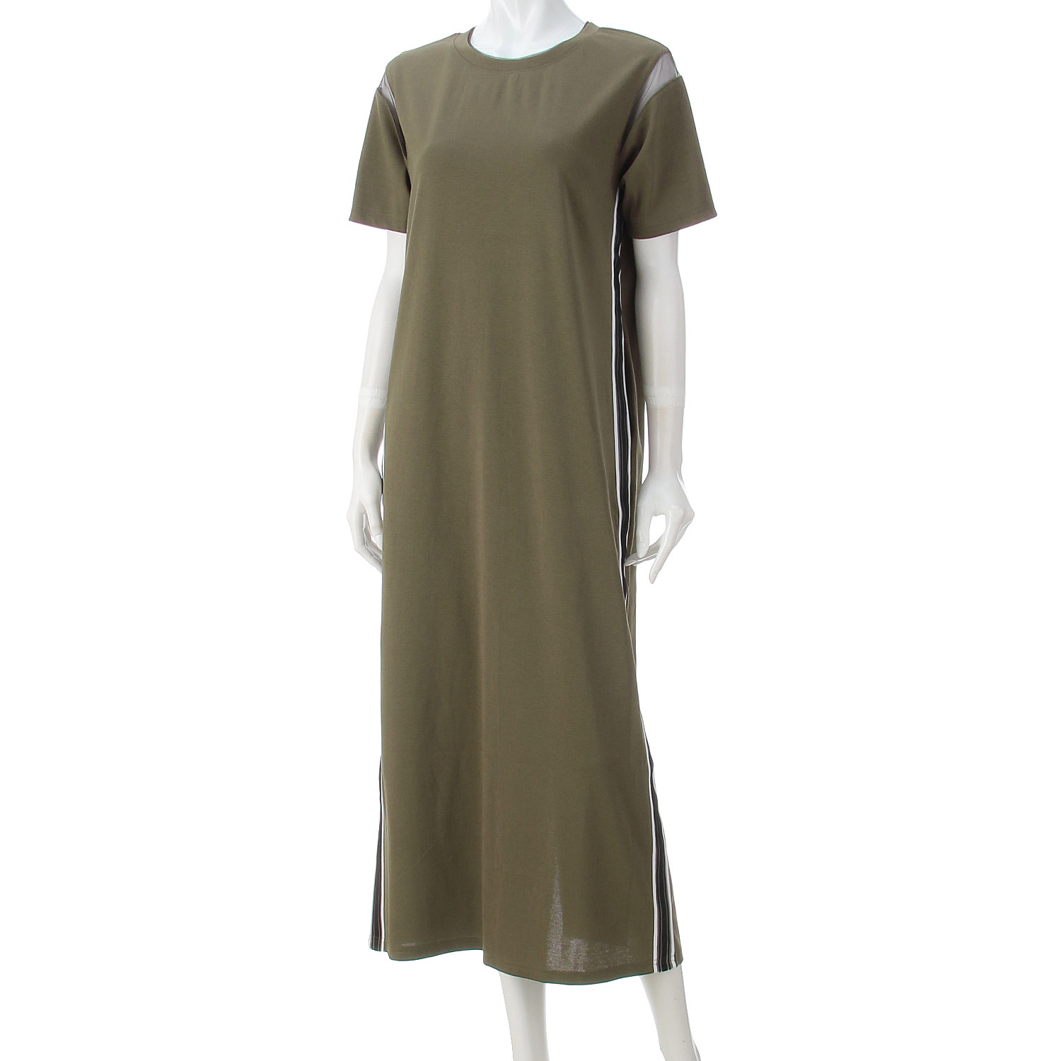 MONiLE サイドライン入りワンピース - 画像12