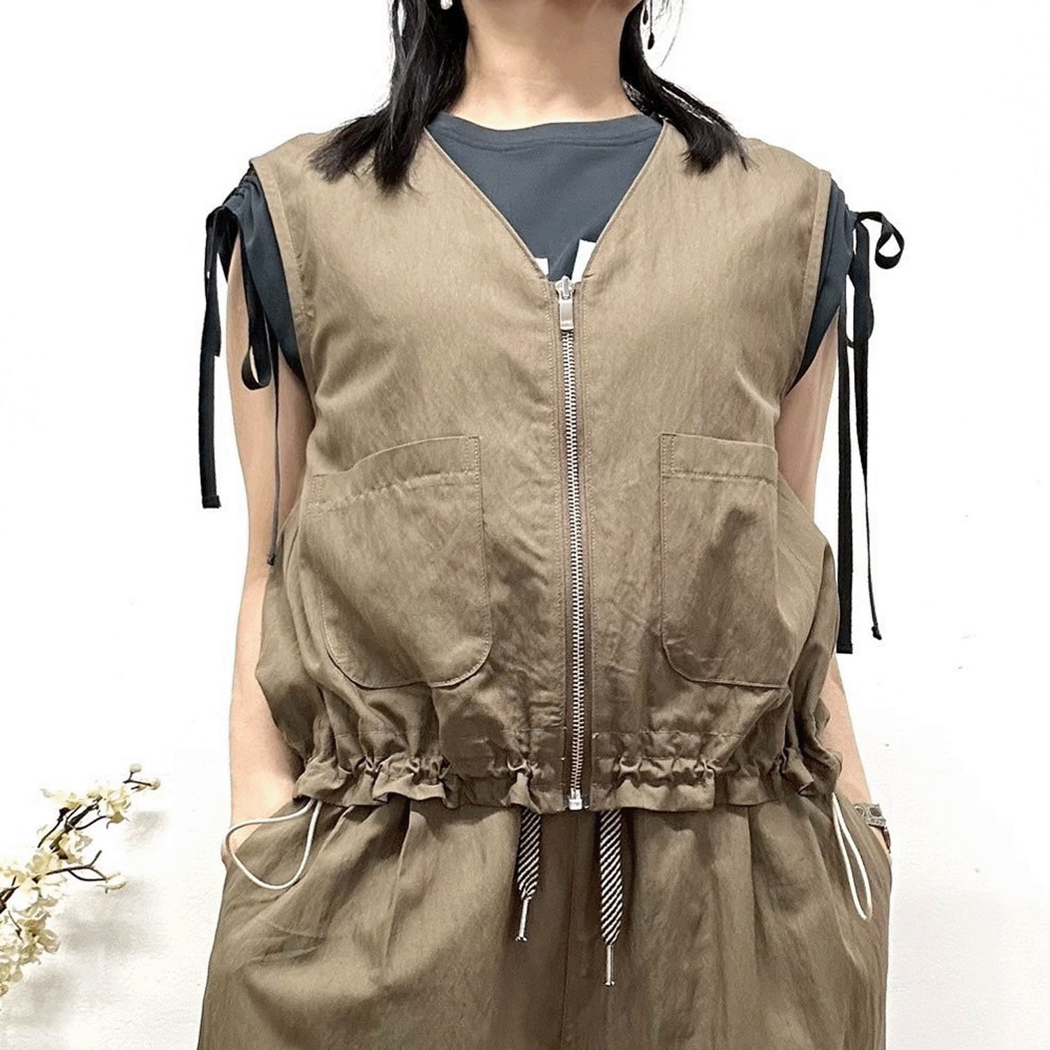 MONiLE ジップベスト - 画像5