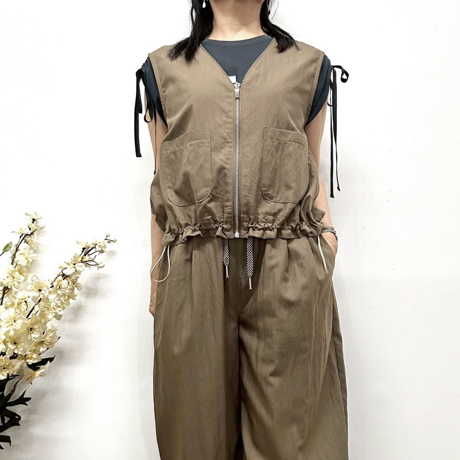 MONiLE ジップベスト - 画像6