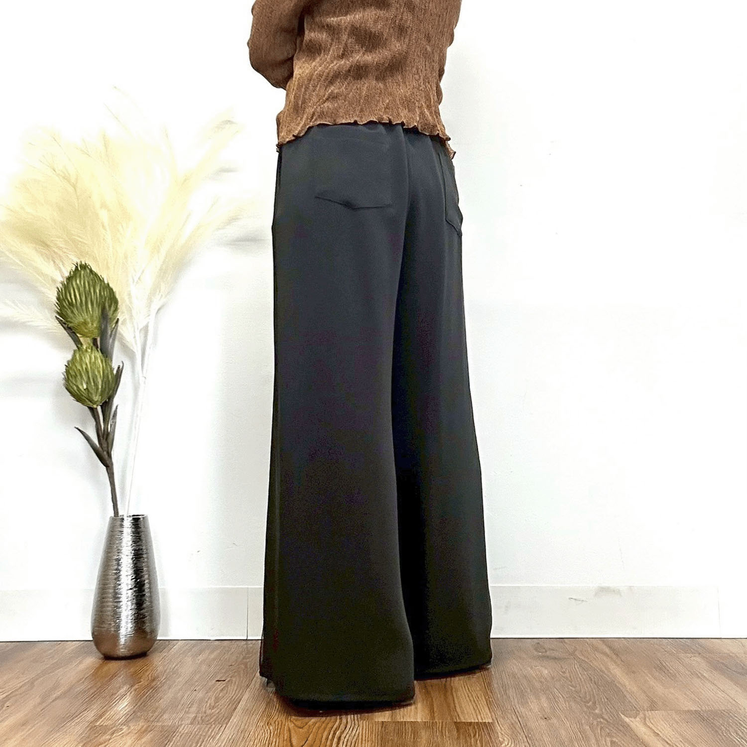 MONiLE ポリポンチ＆チュールタックパンツ - 画像5