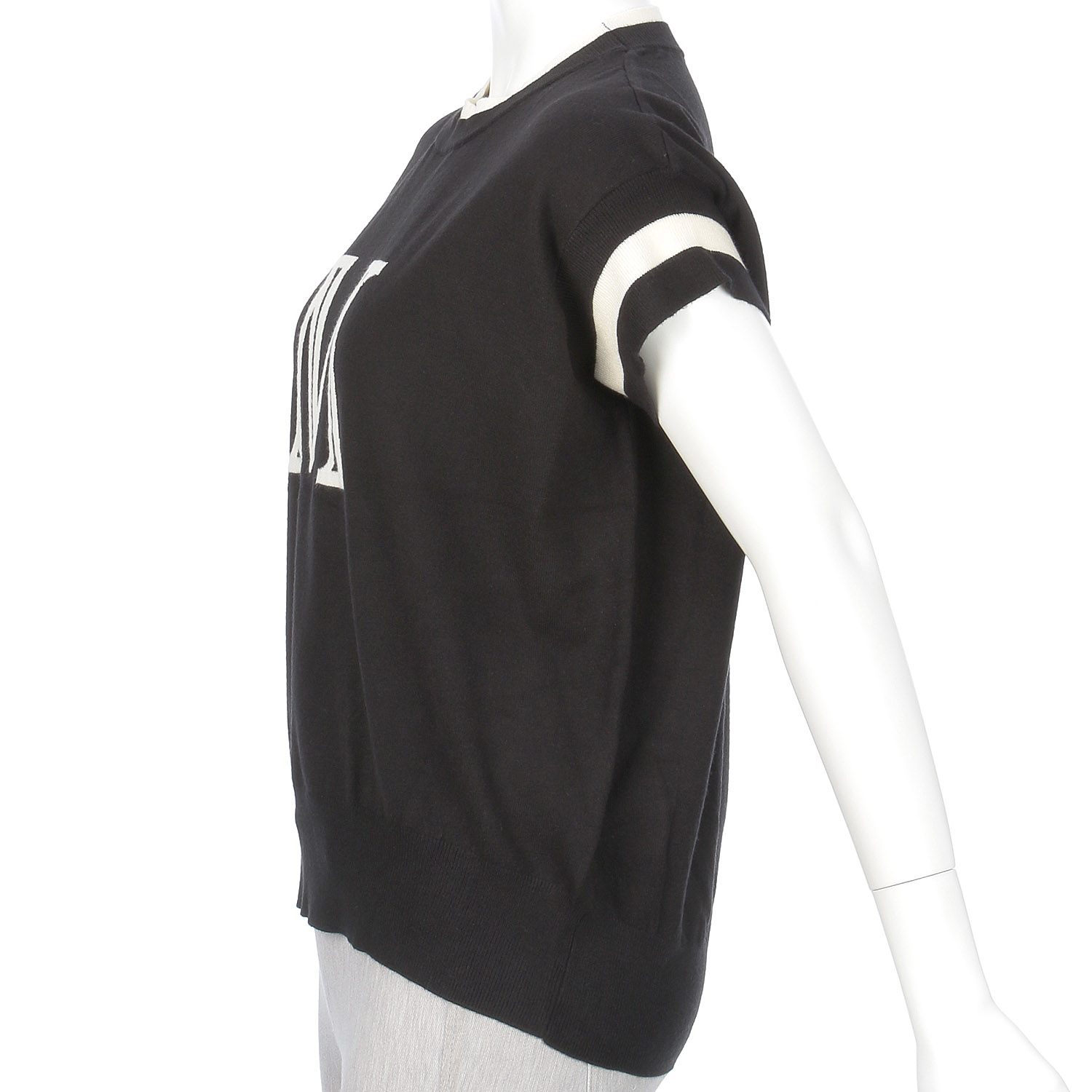 【Insta Live】MONiLE ロゴジャカード半袖ニット - 画像7