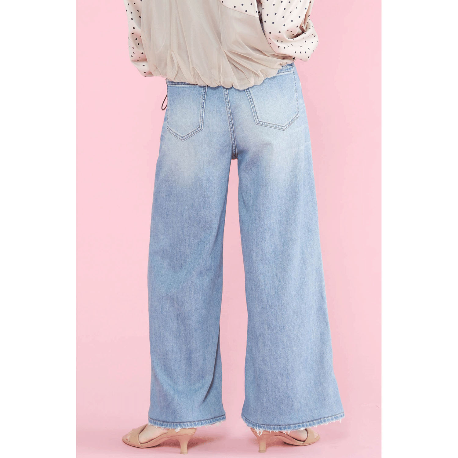 trois ワイドストレートデニムパンツ - 画像12