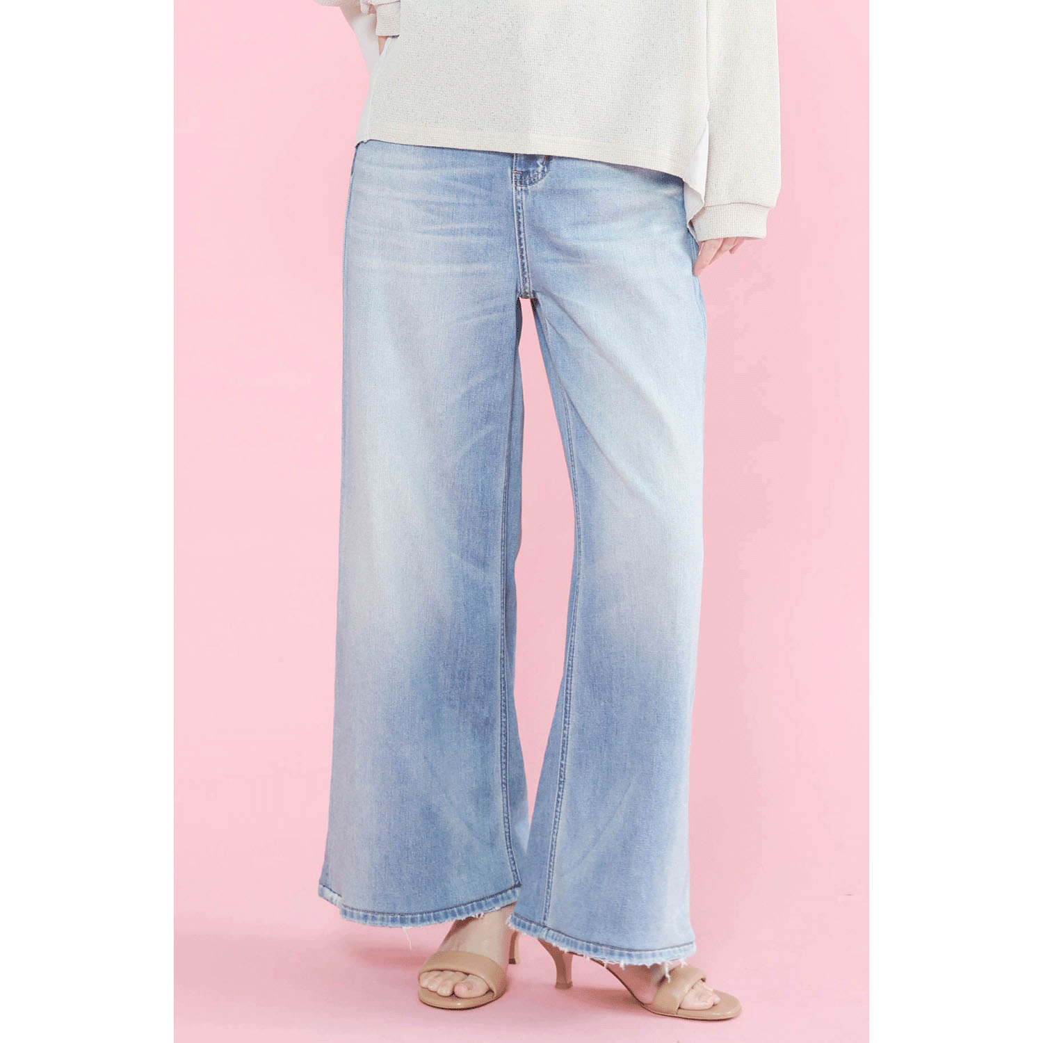 trois ワイドストレートデニムパンツ - 画像8