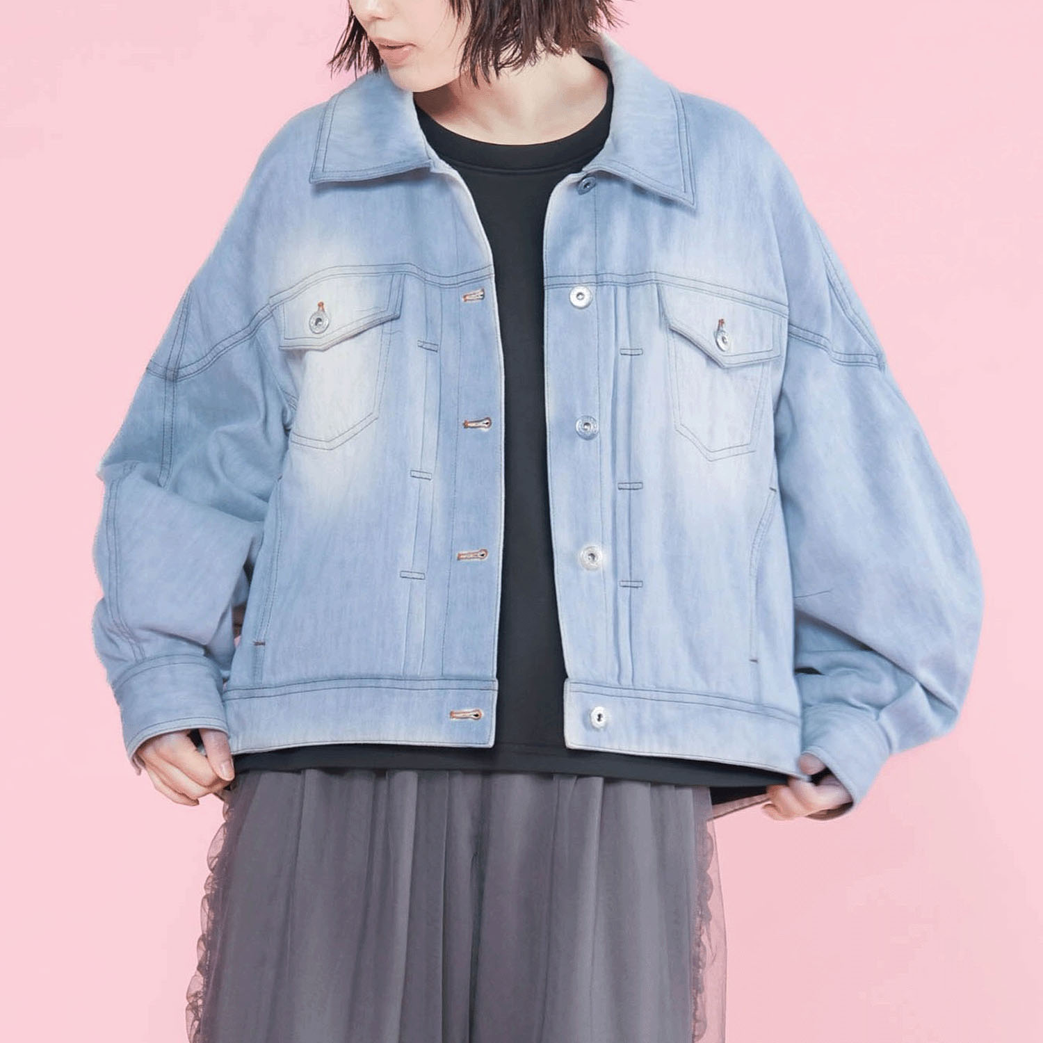 trois デニムジャケット