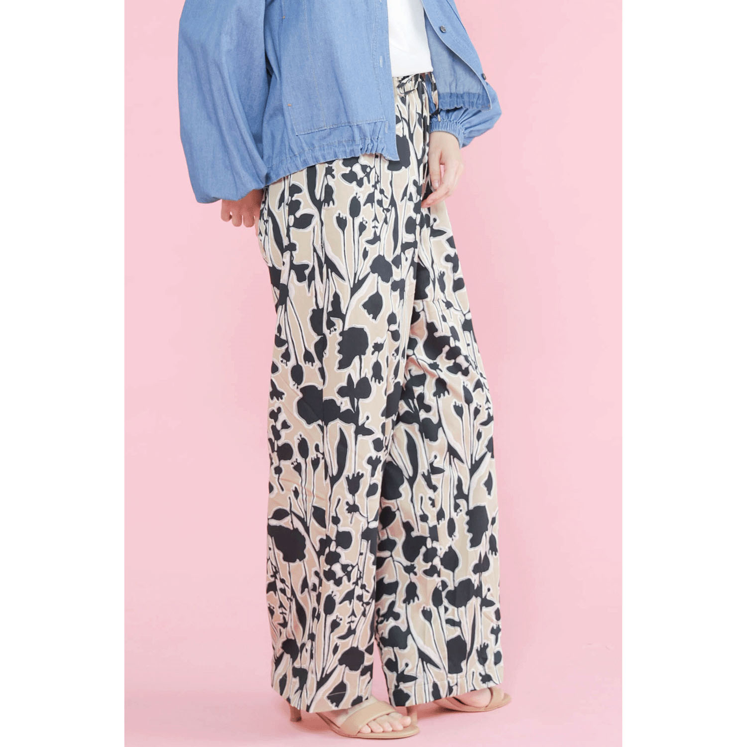 【Insta Live】trois フラワープリントパンツ - 画像3