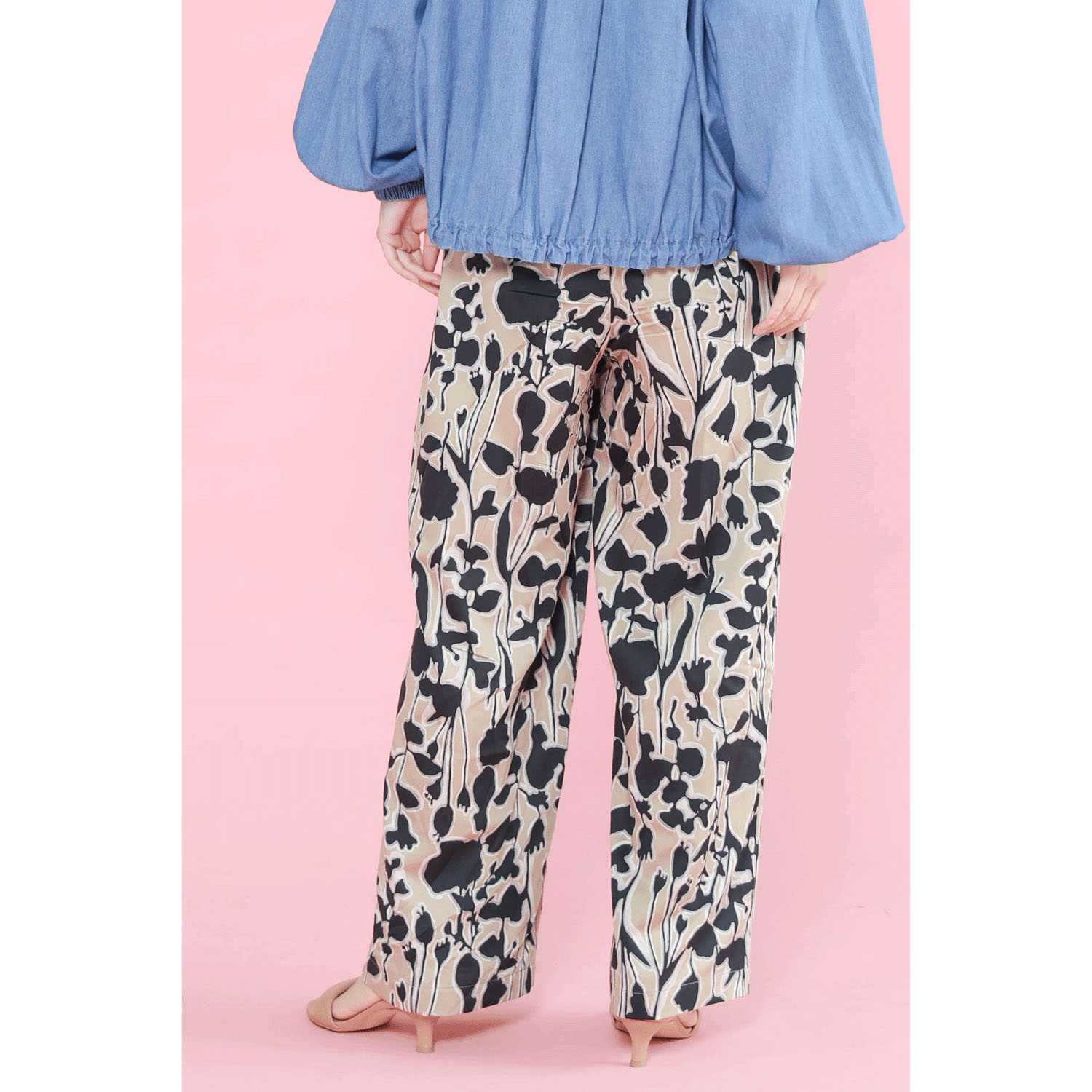 【Insta Live】trois フラワープリントパンツ - 画像4