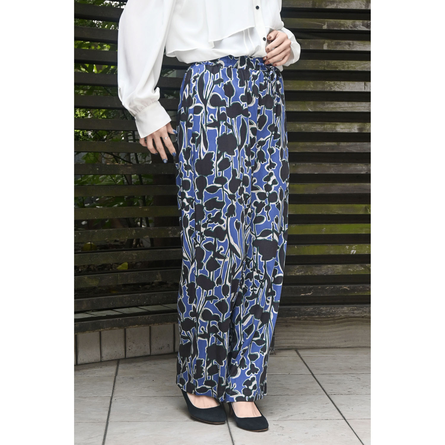 【Insta Live】trois フラワープリントパンツ - 画像7