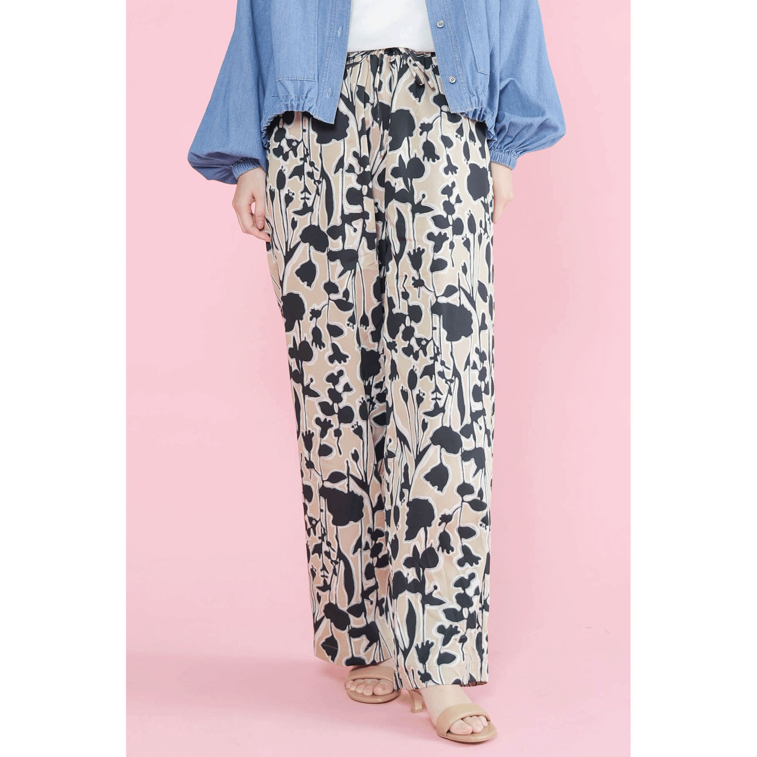 【Insta Live】trois フラワープリントパンツ