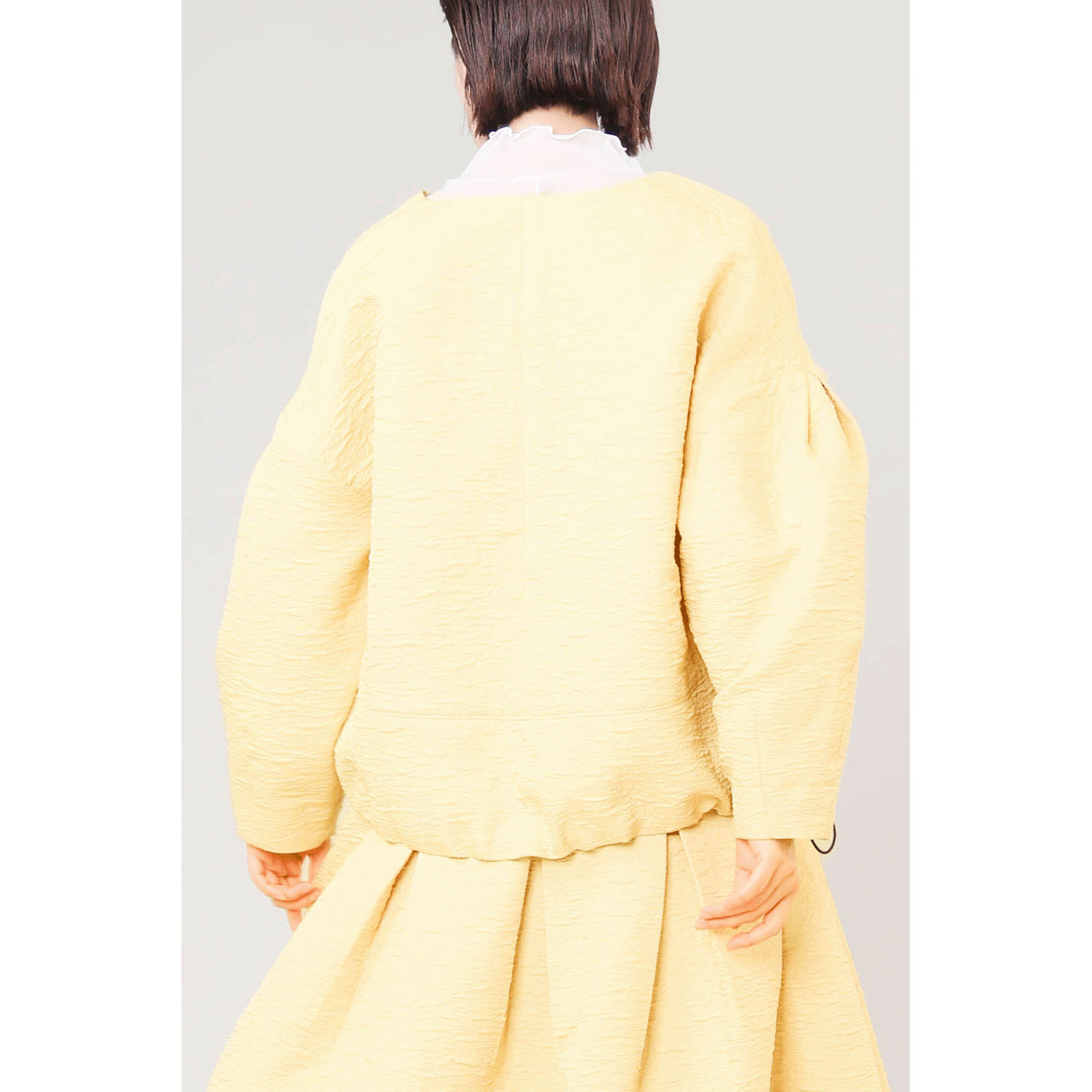 trois ふくれジャカードショートジャケット - 画像8