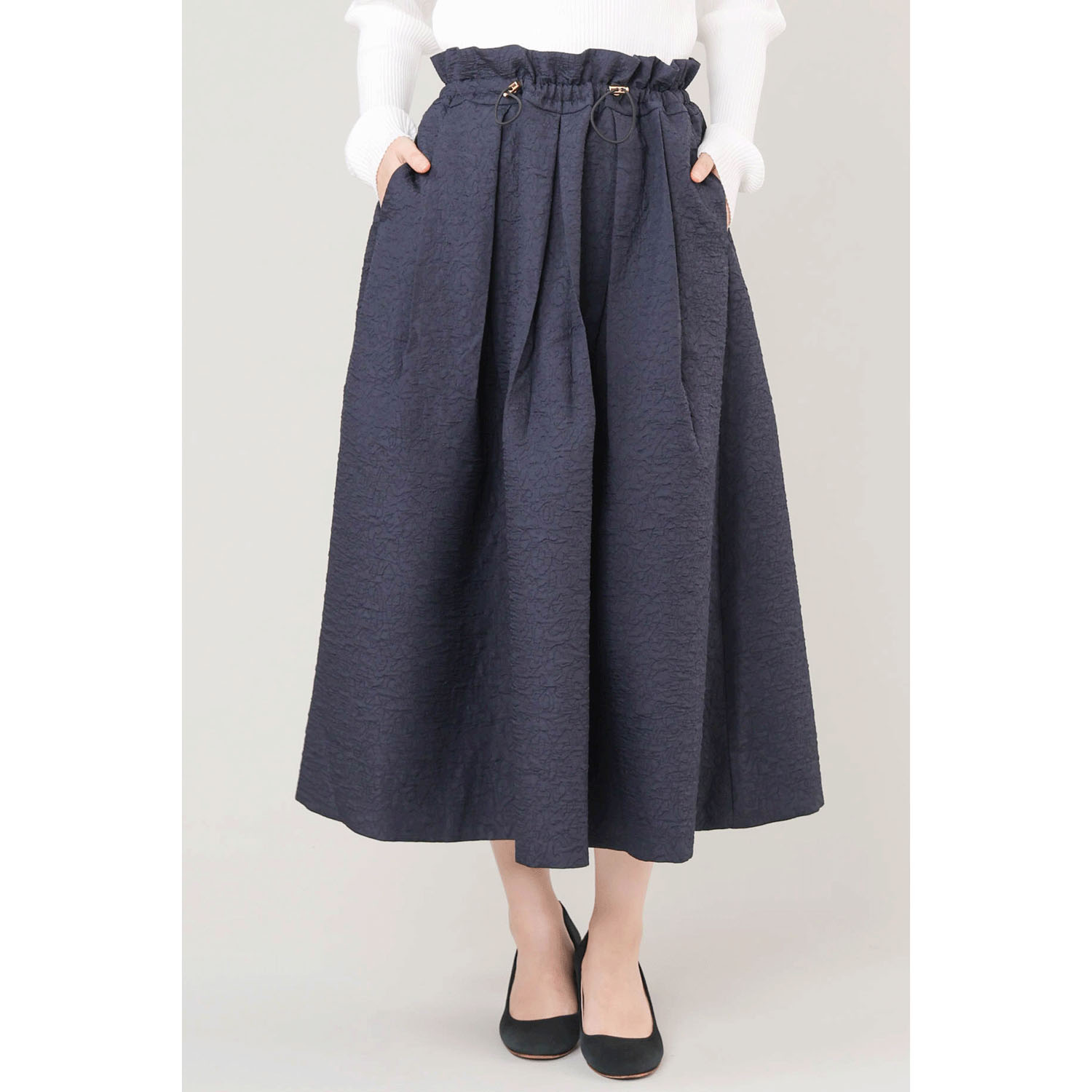 trois ふくれジャカードボリュームスカート - 画像13