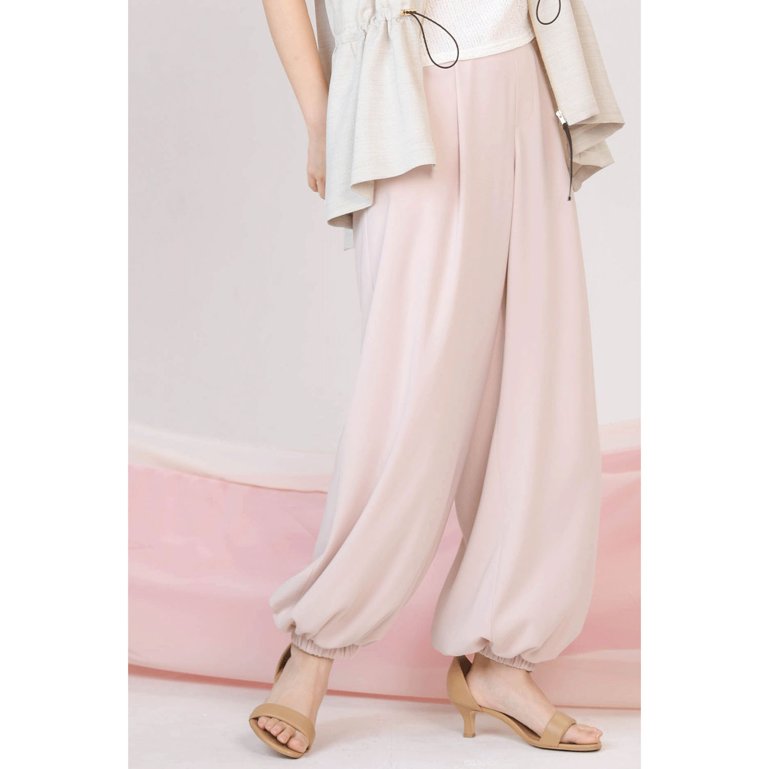 trois ジョーゼットパンツ - 画像9