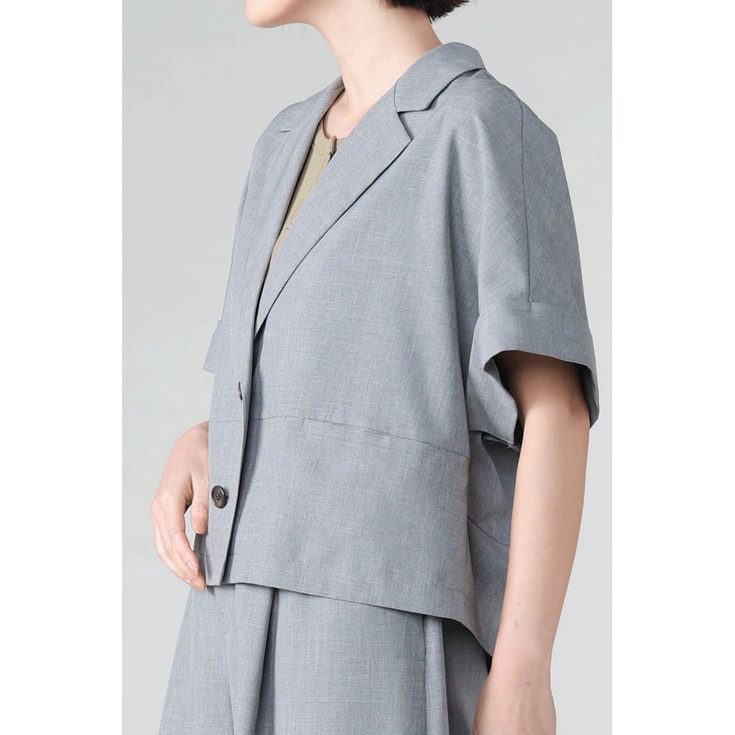 trois シャンブレージャケット - 画像2