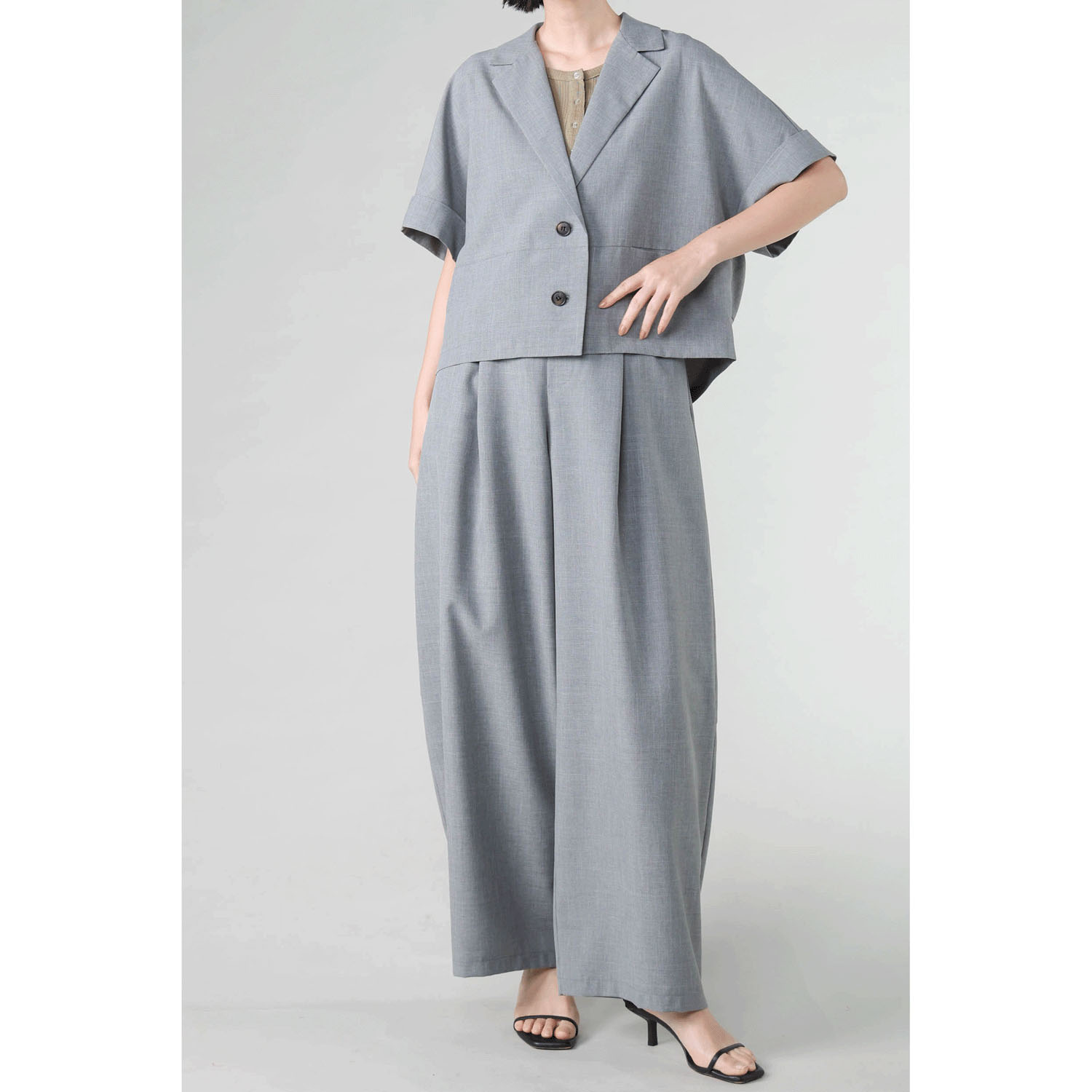 trois シャンブレージャケット - 画像4