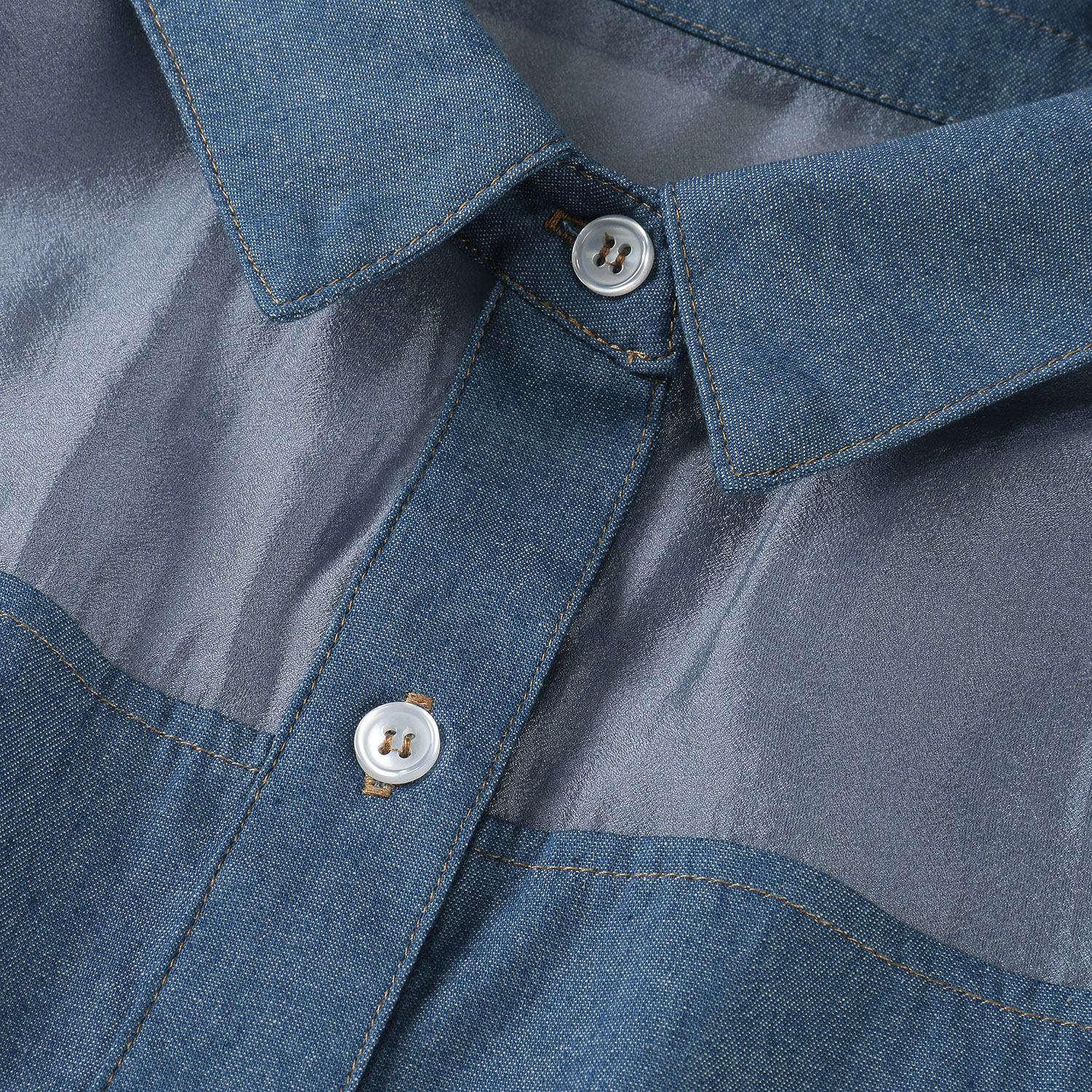 タックフレアスリーブショート丈シャツ - 画像8