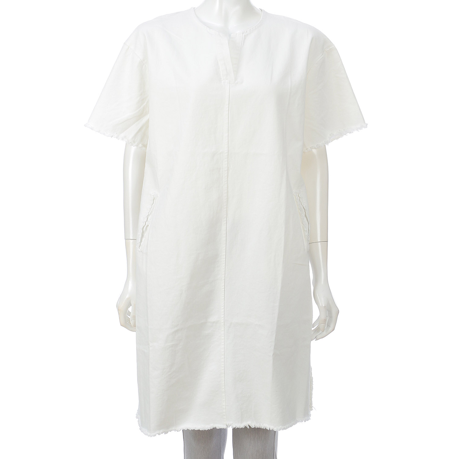 袖裾フリンジチュニック - 画像2