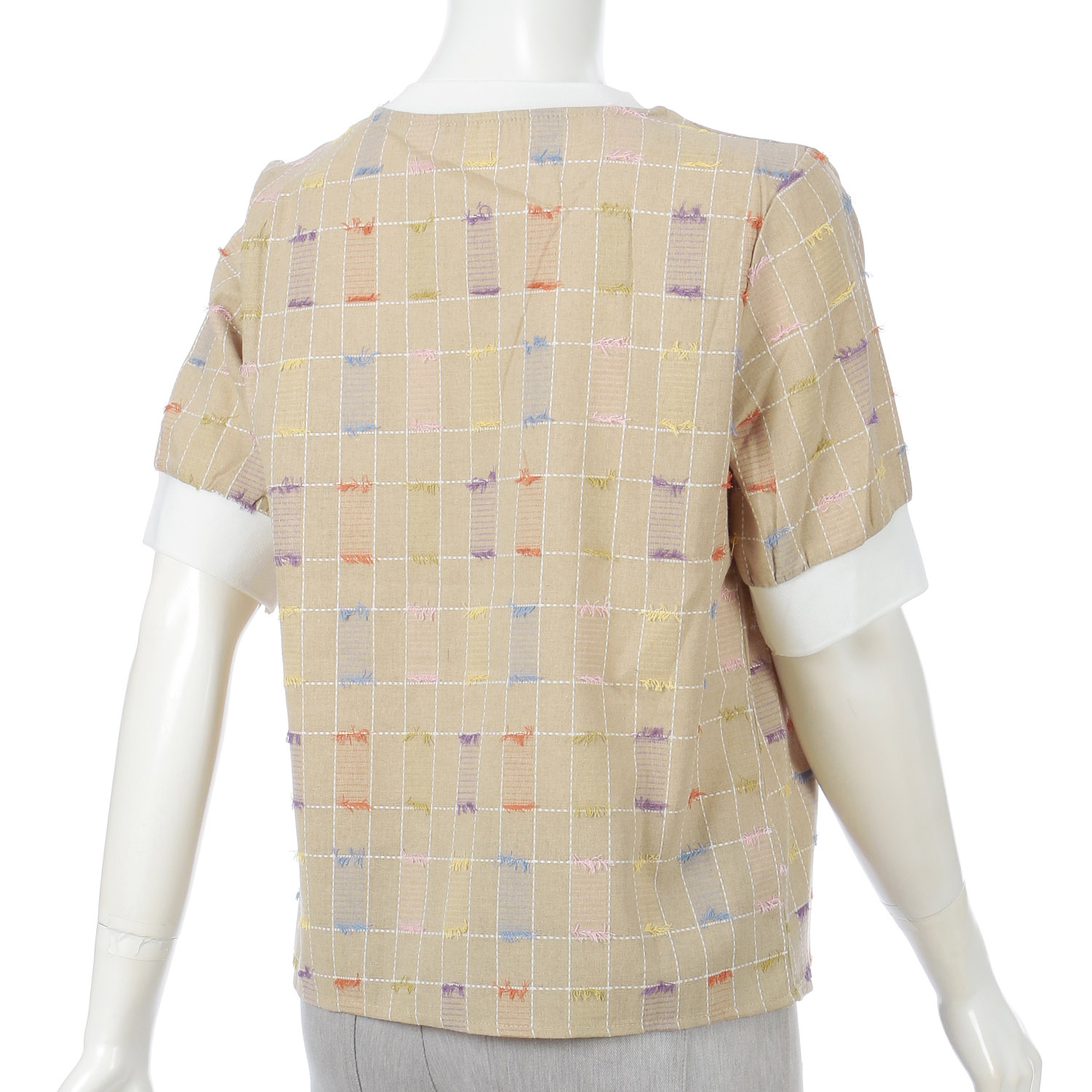 ジャカードリブブラウス - 画像9