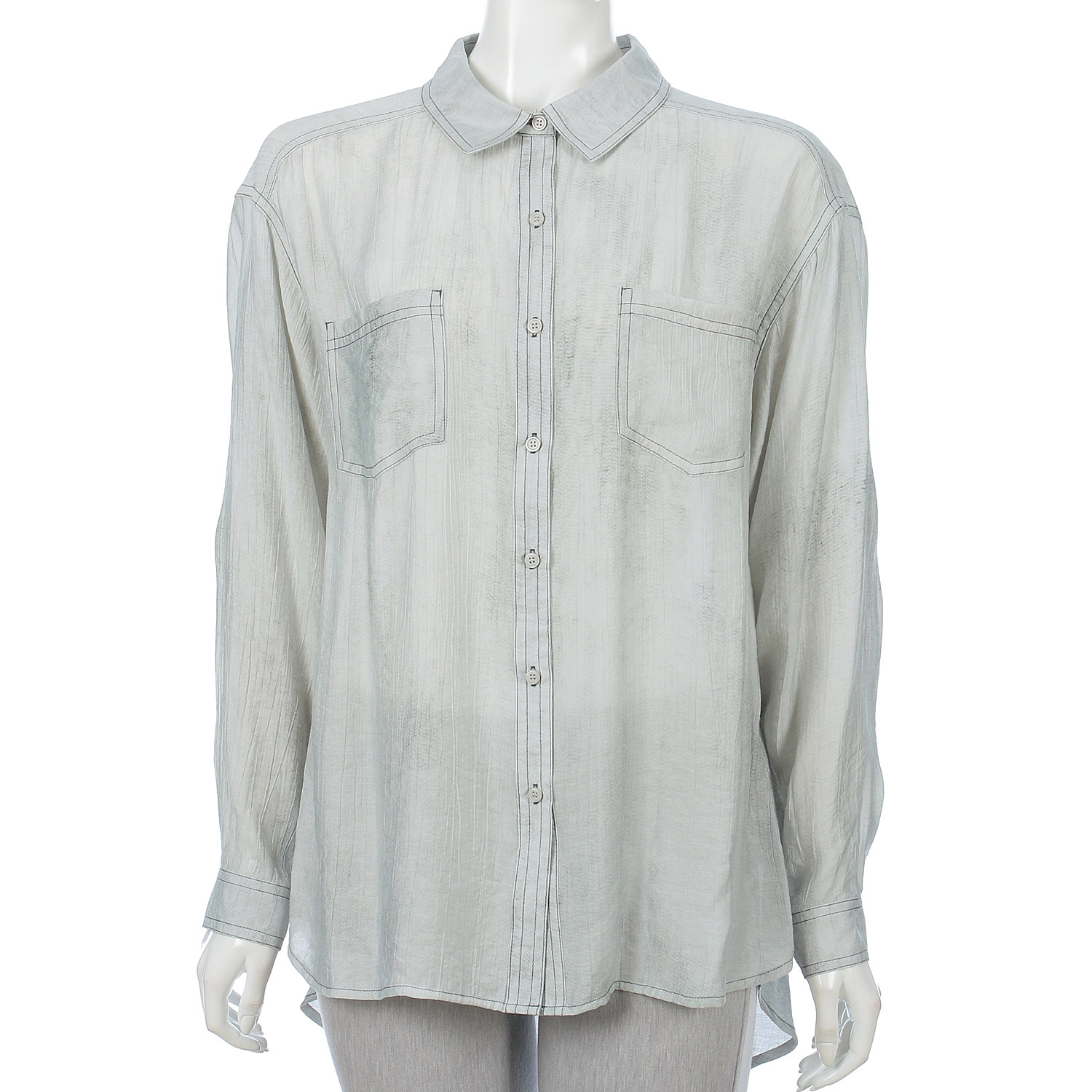 セミシアーデニム風シャツ - 画像2