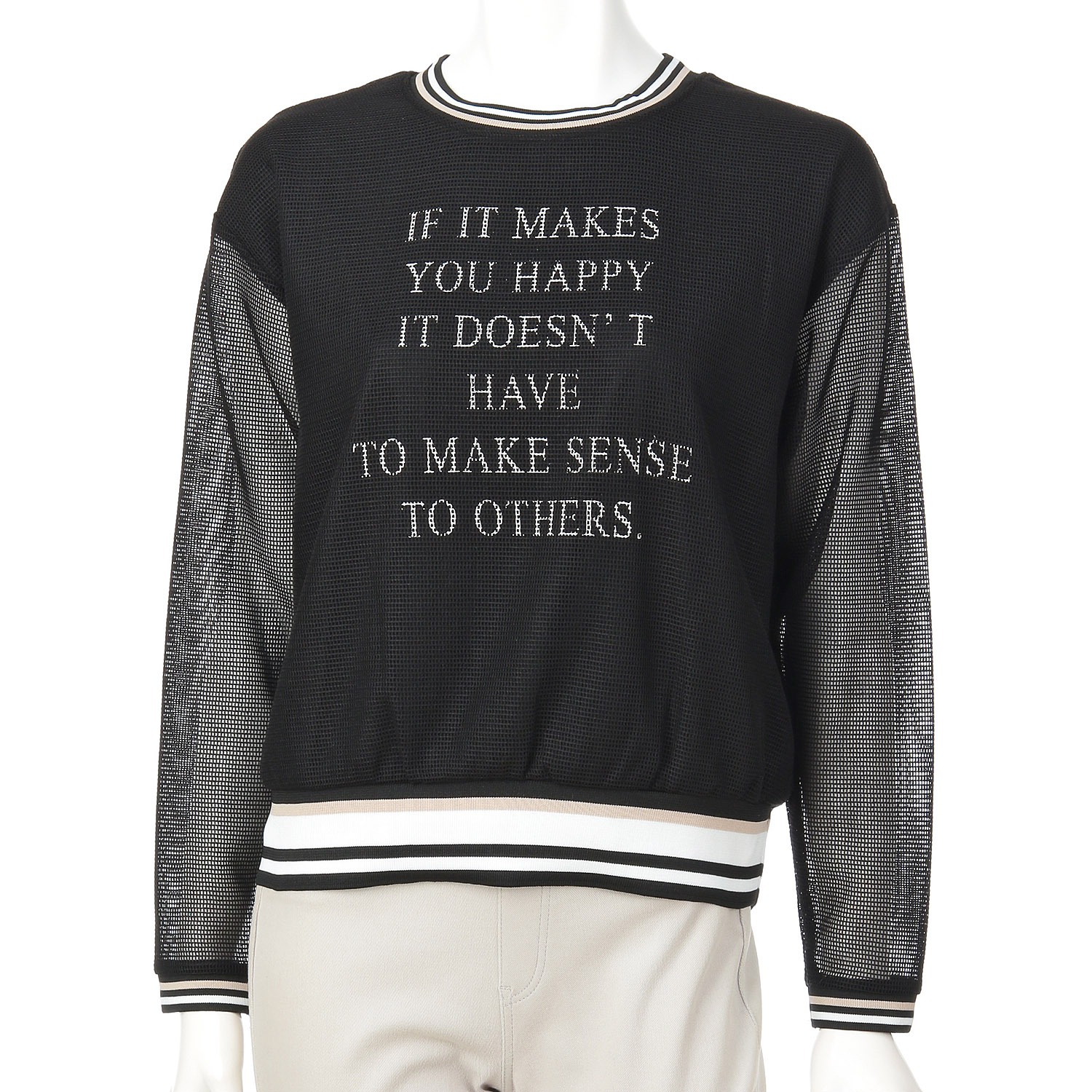 メッシュプリントプルオーバー - 画像3