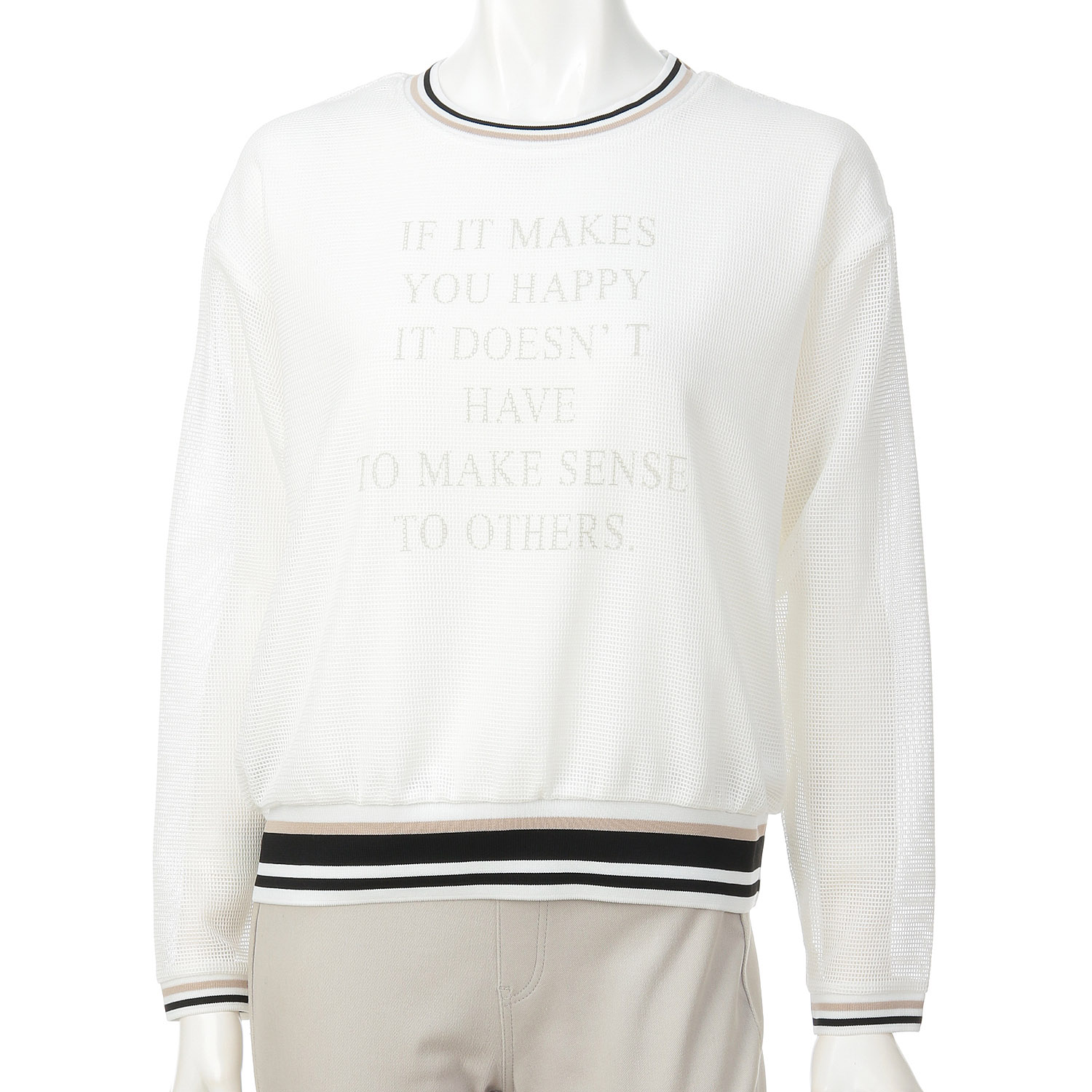 メッシュプリントプルオーバー - 画像4