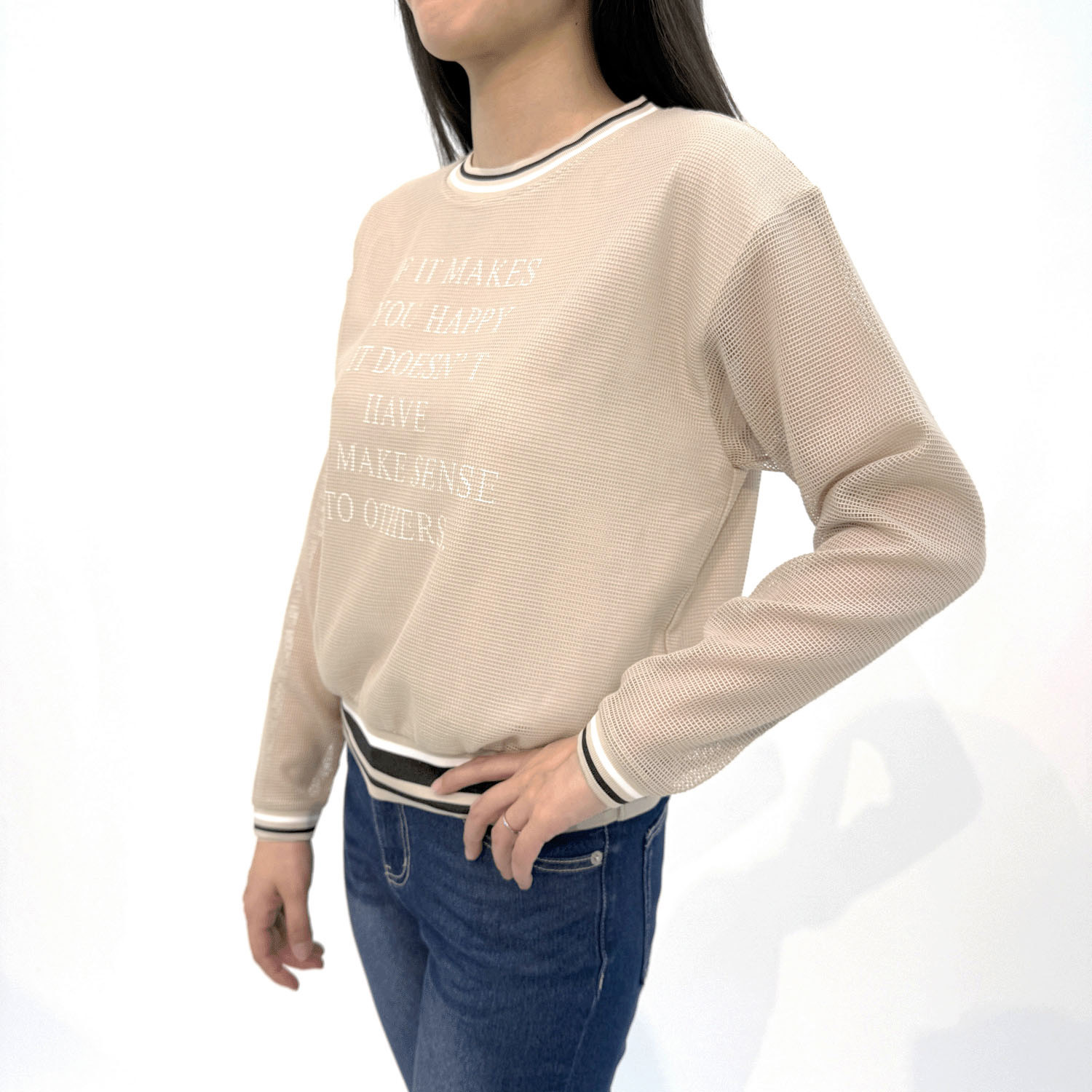 メッシュプリントプルオーバー - 画像6