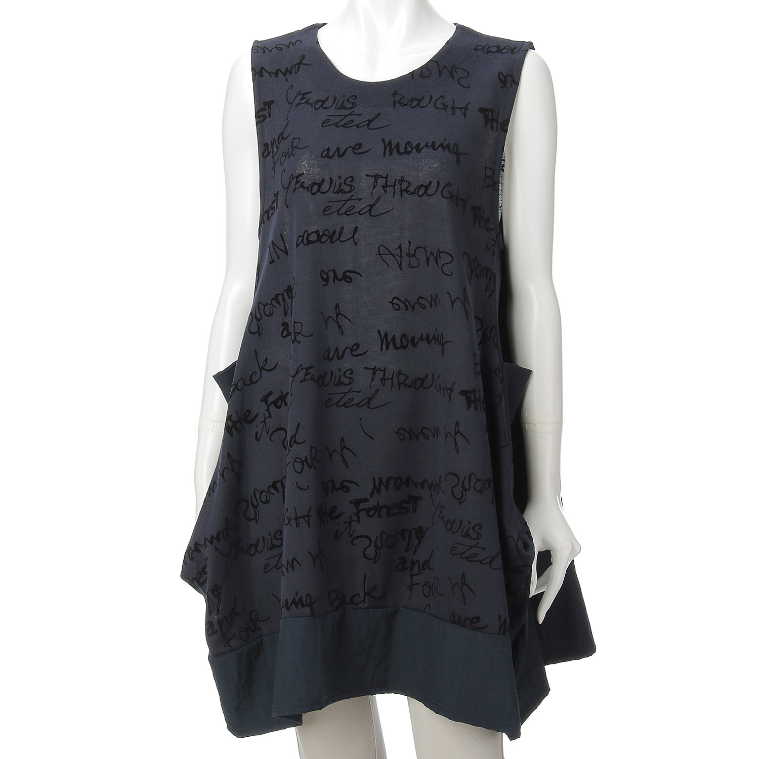 フロッキープリント切替チュニックベスト - 画像7