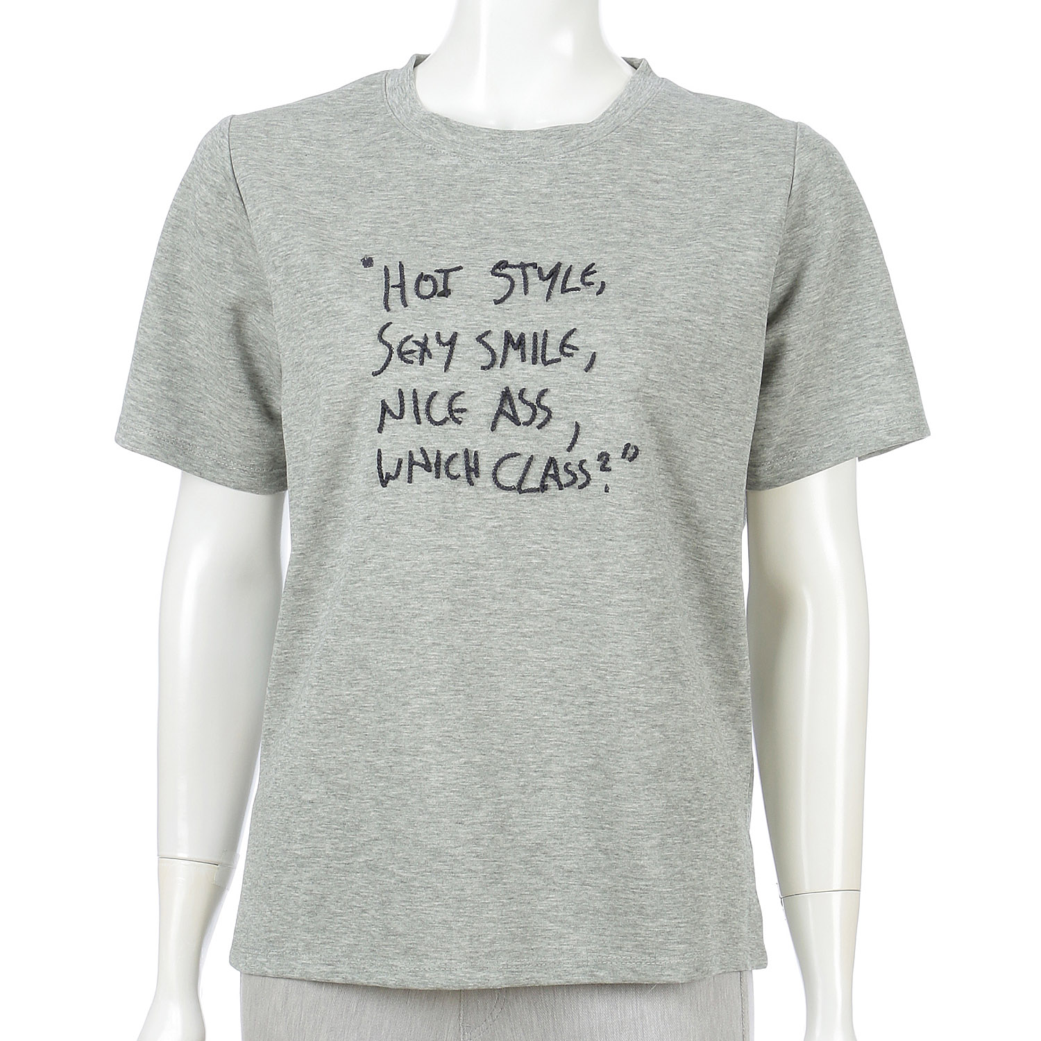 英字刺繍Tシャツ - 画像2