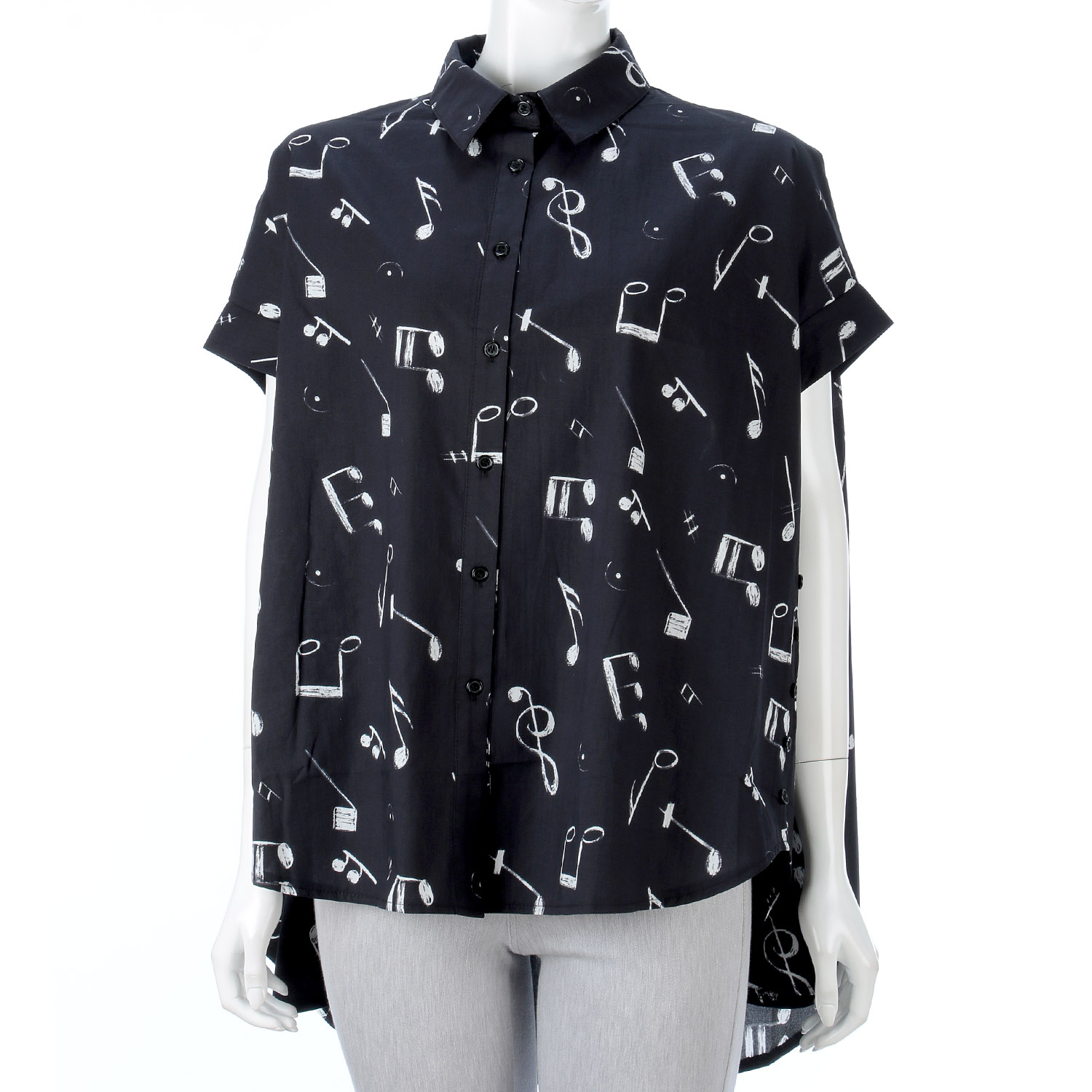 音符ブラウスシャツ - 画像2