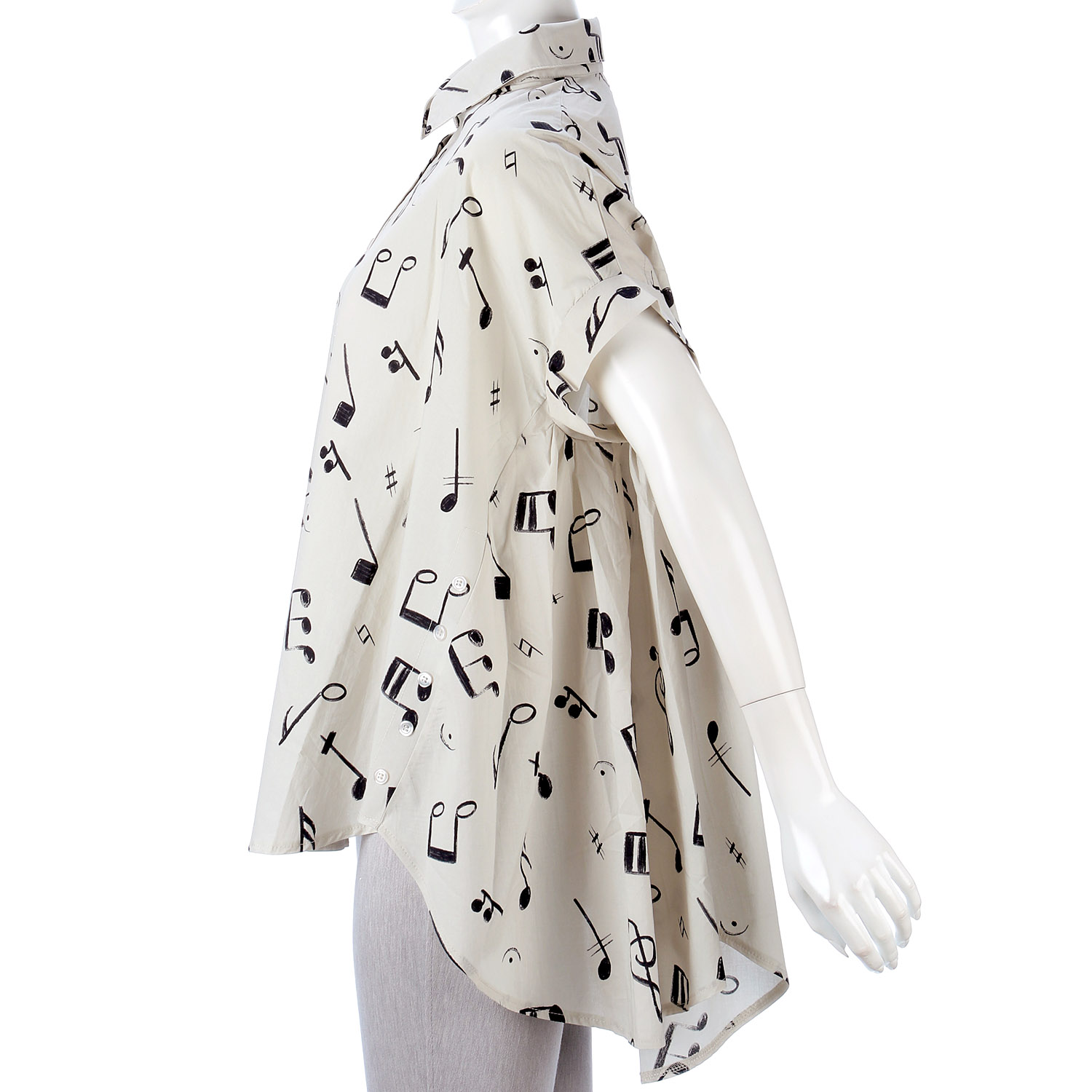 音符ブラウスシャツ - 画像5