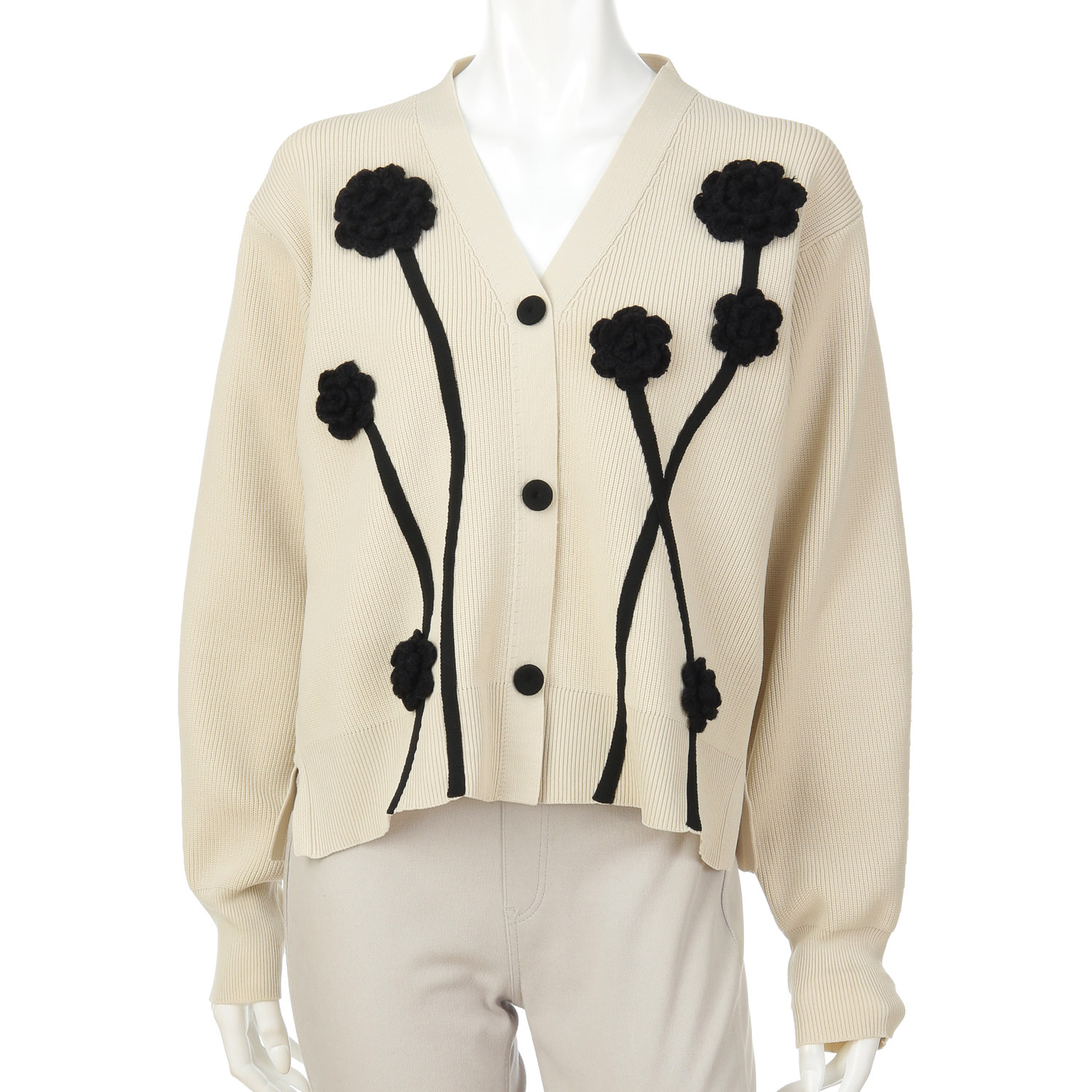 コード刺繍カーディガン - 画像7