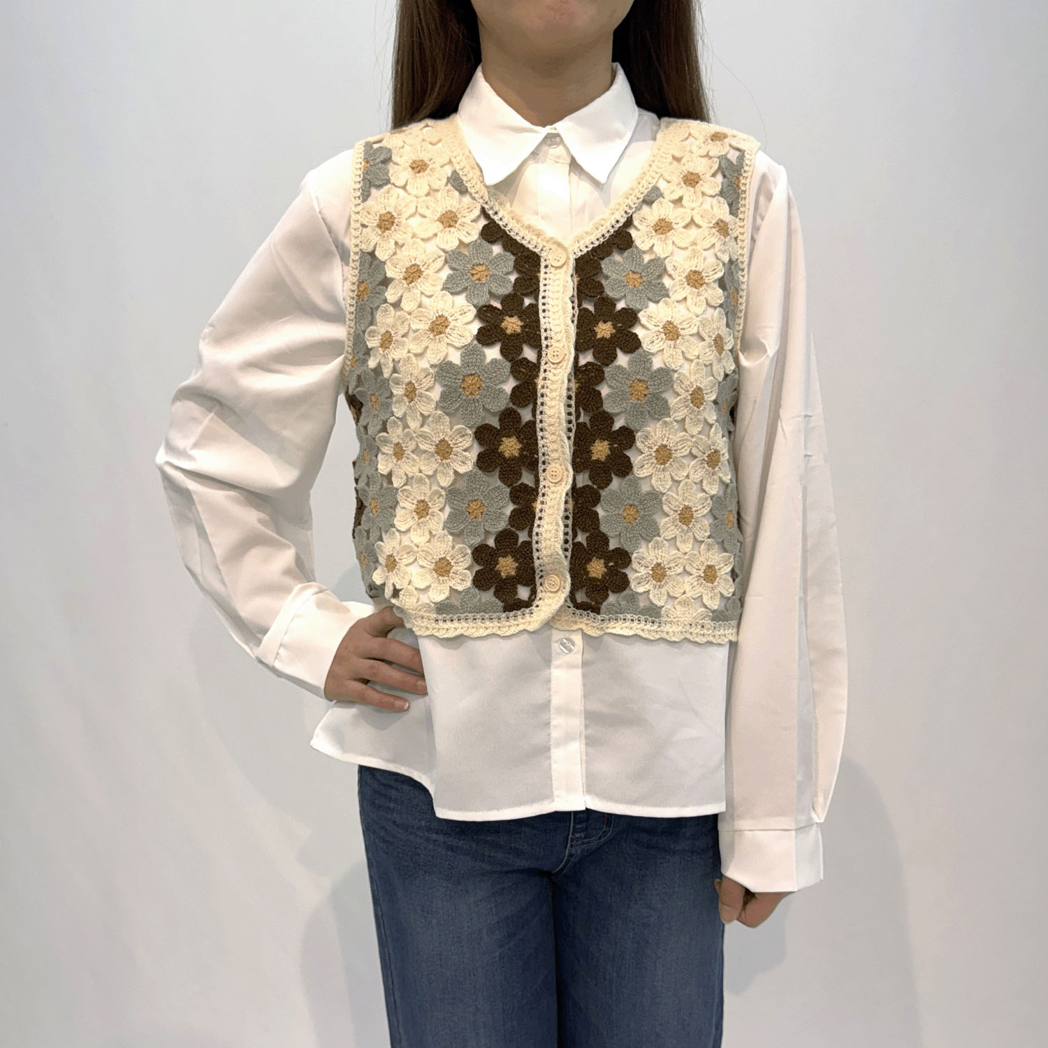 レースアンサンブルブラウス - 画像8