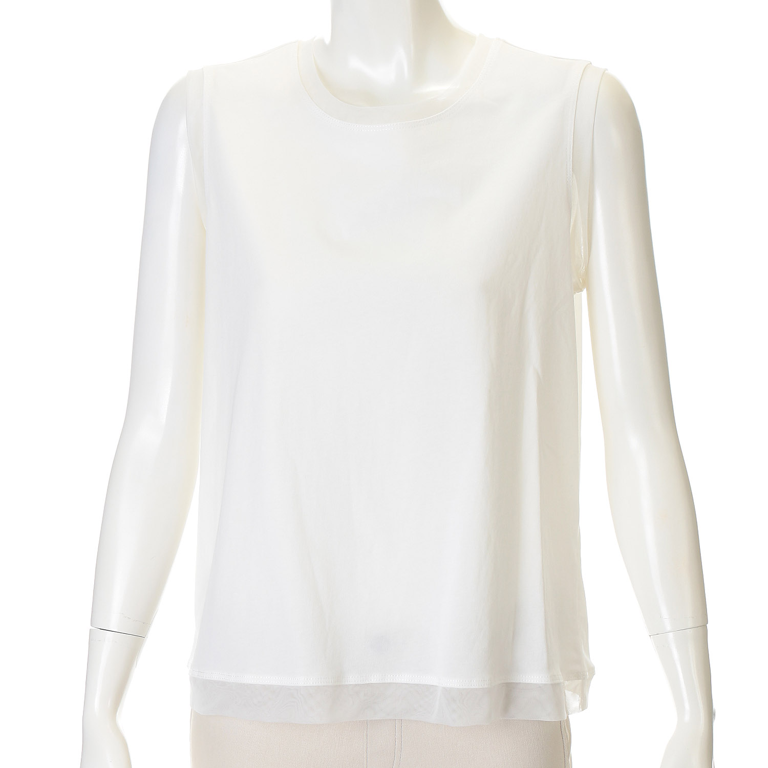 チュール付きタンクトップ - 画像2