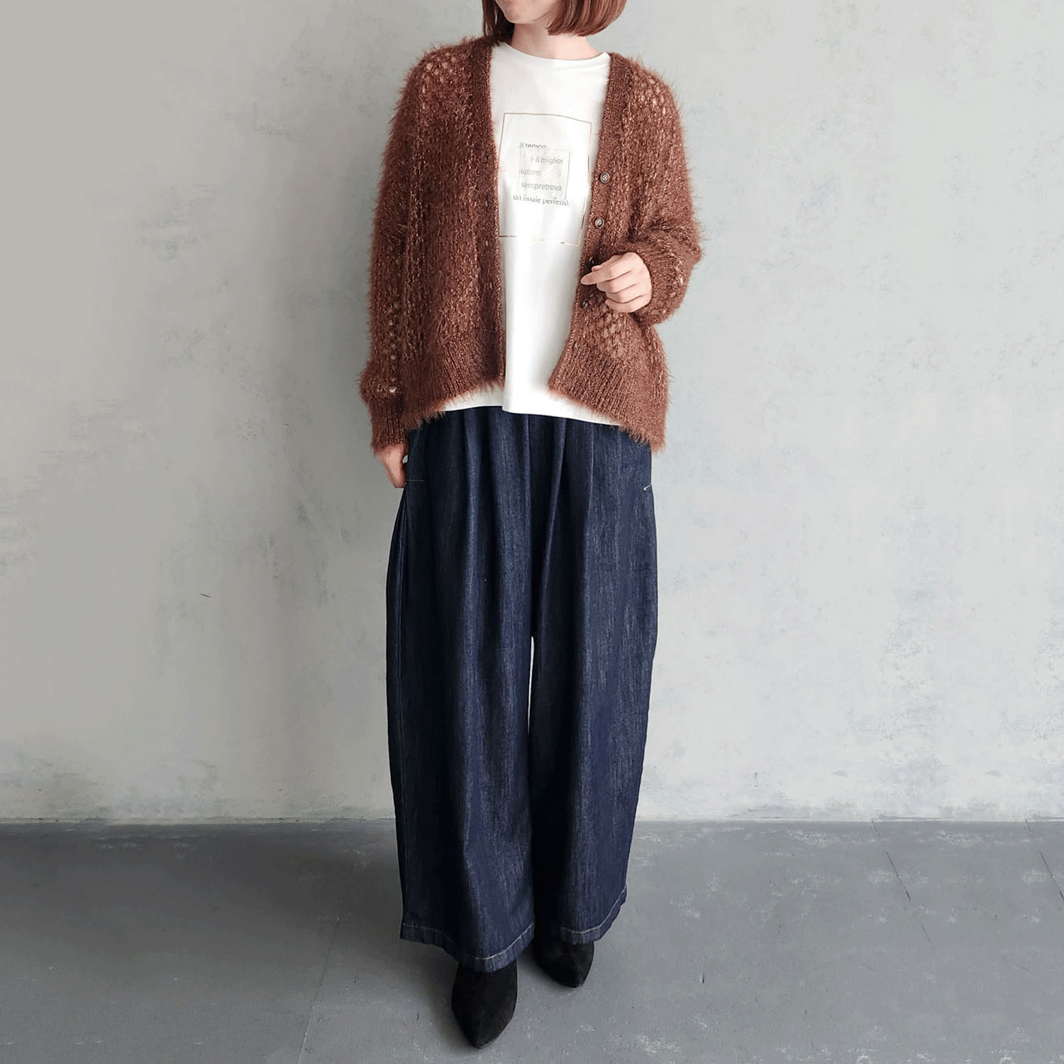 メッシュニットカーディガン - 画像6