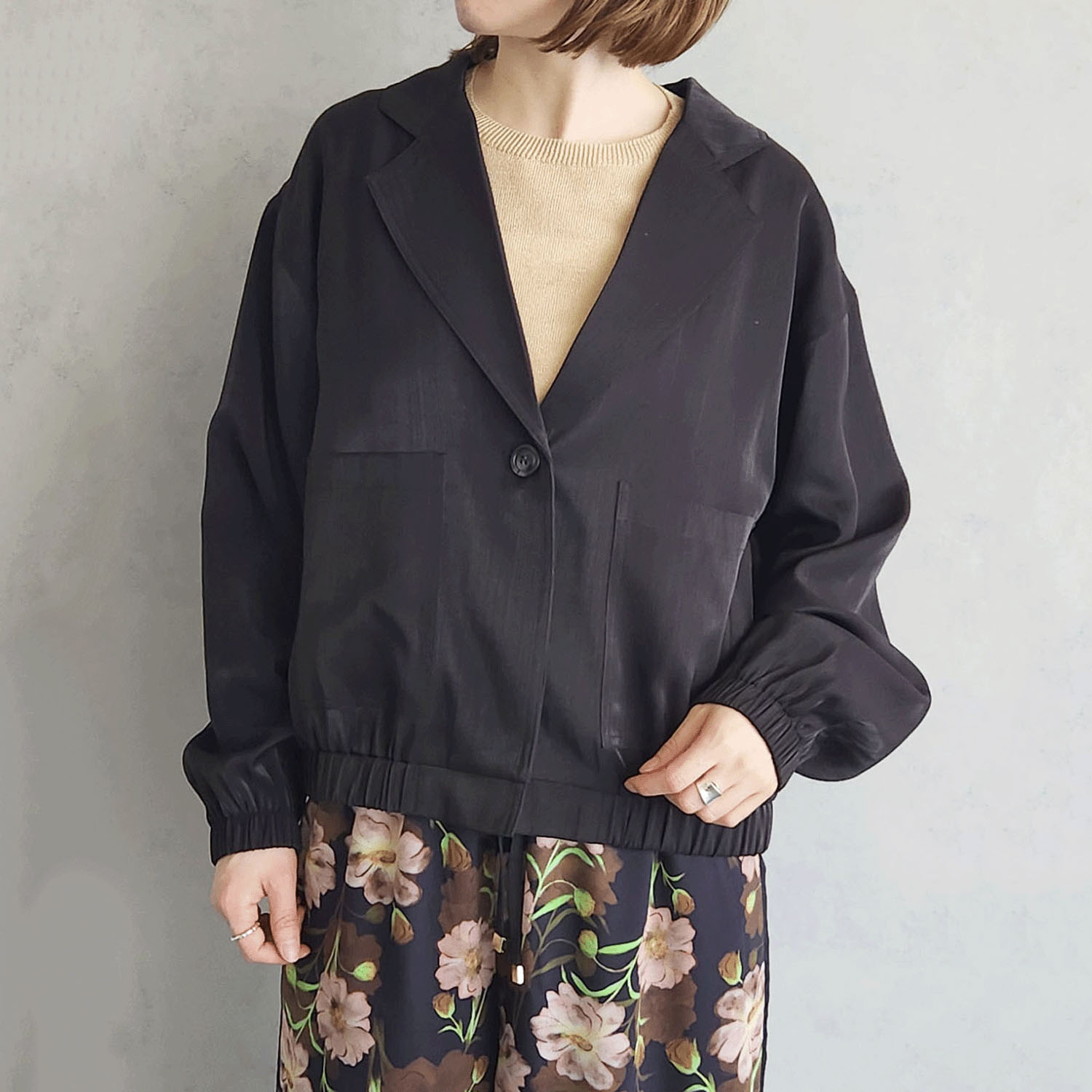 epidemique シャイニーツイルジャケット - 画像2