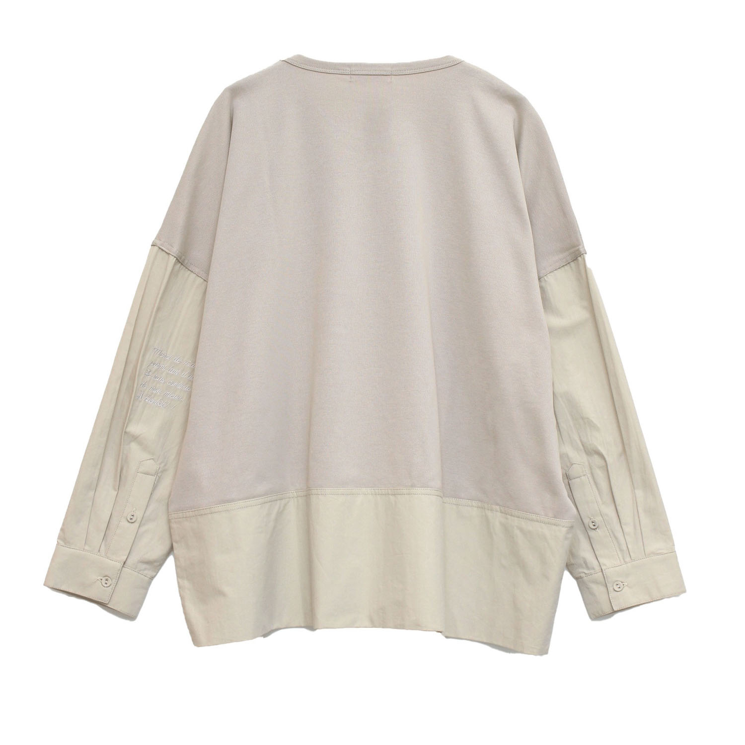 【新ブランド】notorico 肘刺繍バルーンシャツ - 画像11