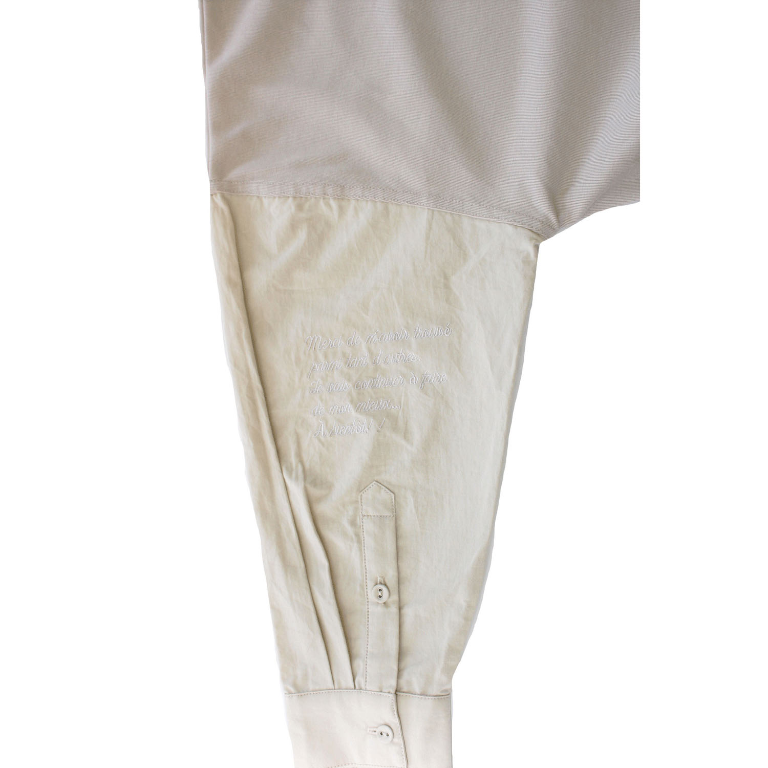 【新ブランド】notorico 肘刺繍バルーンシャツ - 画像13