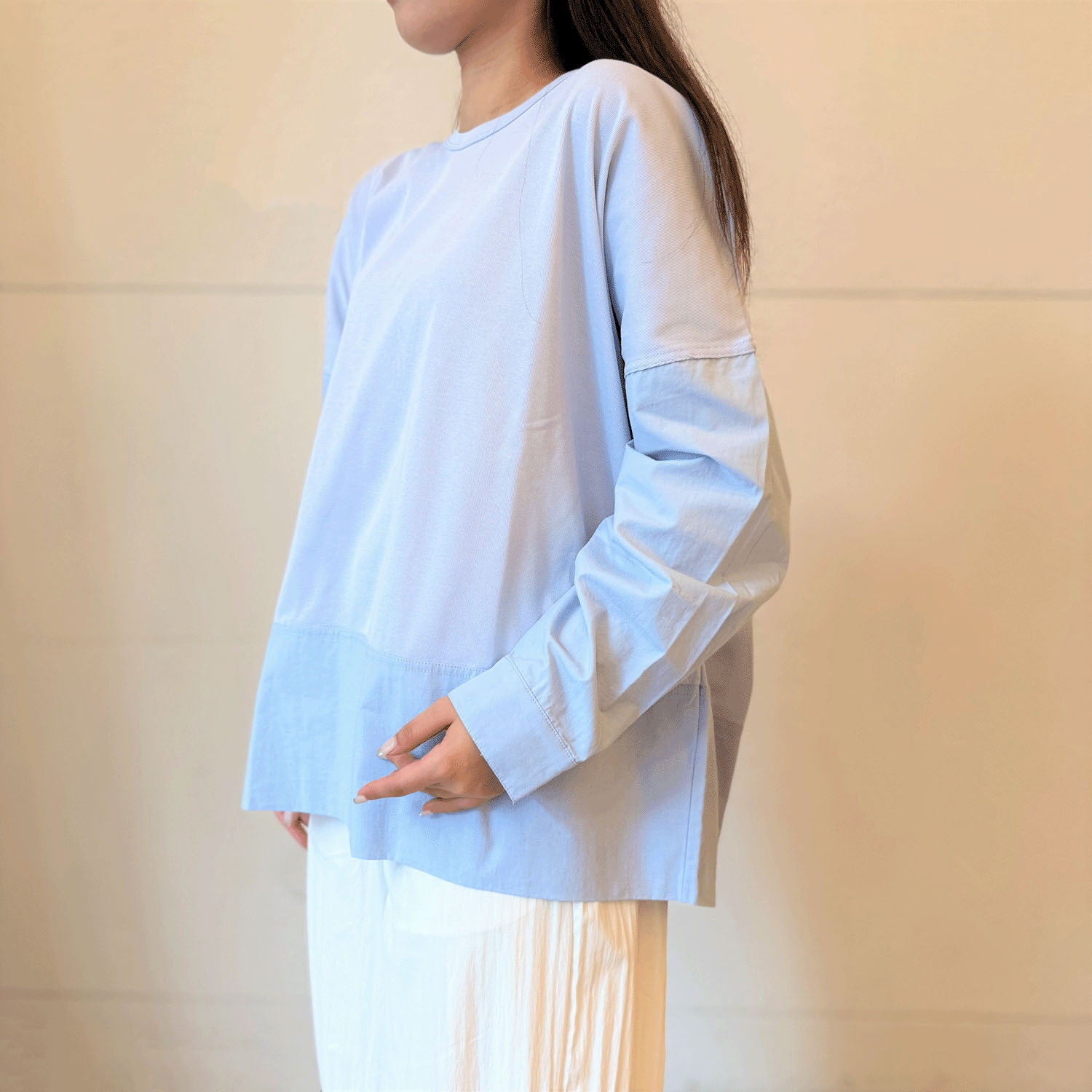 【新ブランド】notorico 肘刺繍バルーンシャツ - 画像15