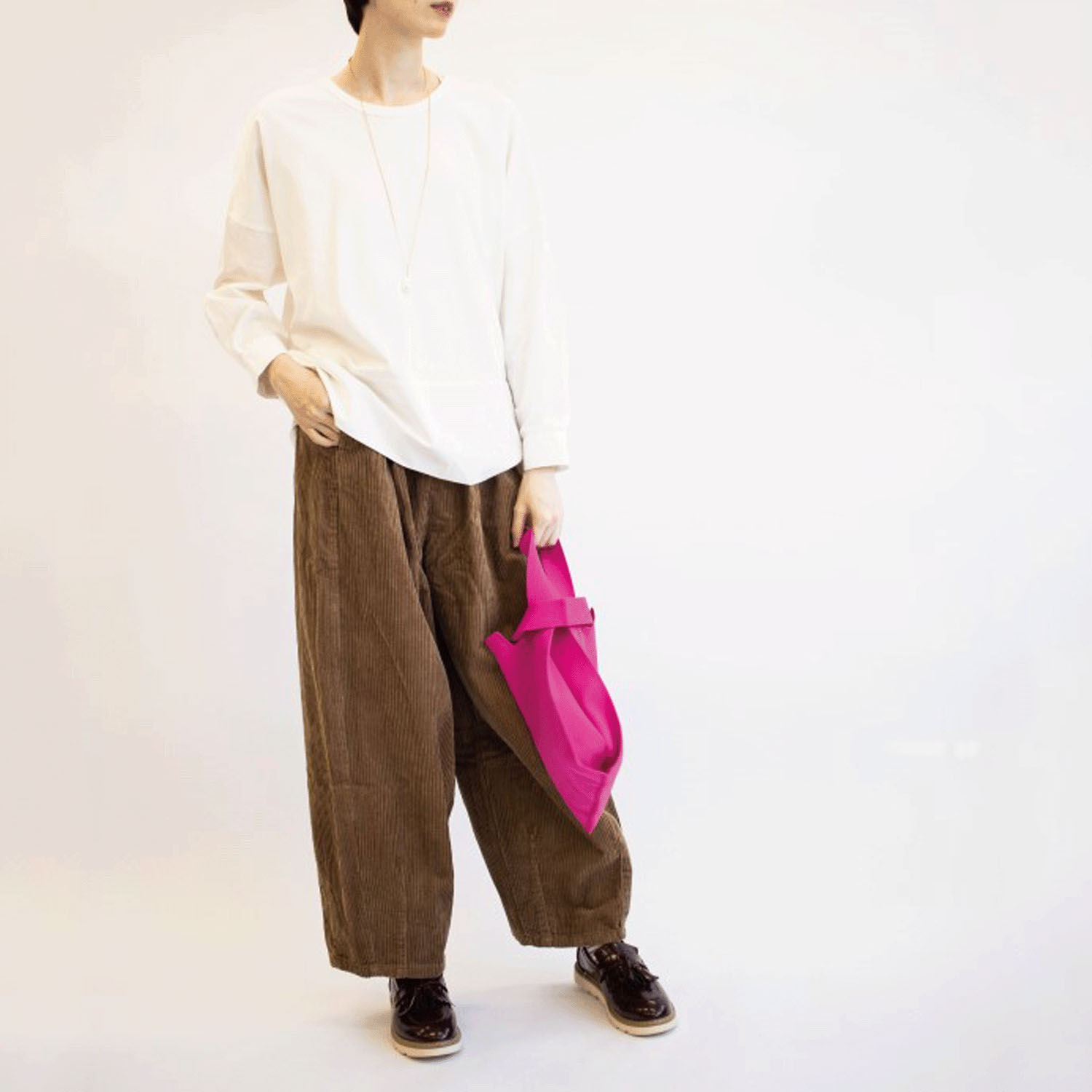 【新ブランド】notorico 肘刺繍バルーンシャツ - 画像3