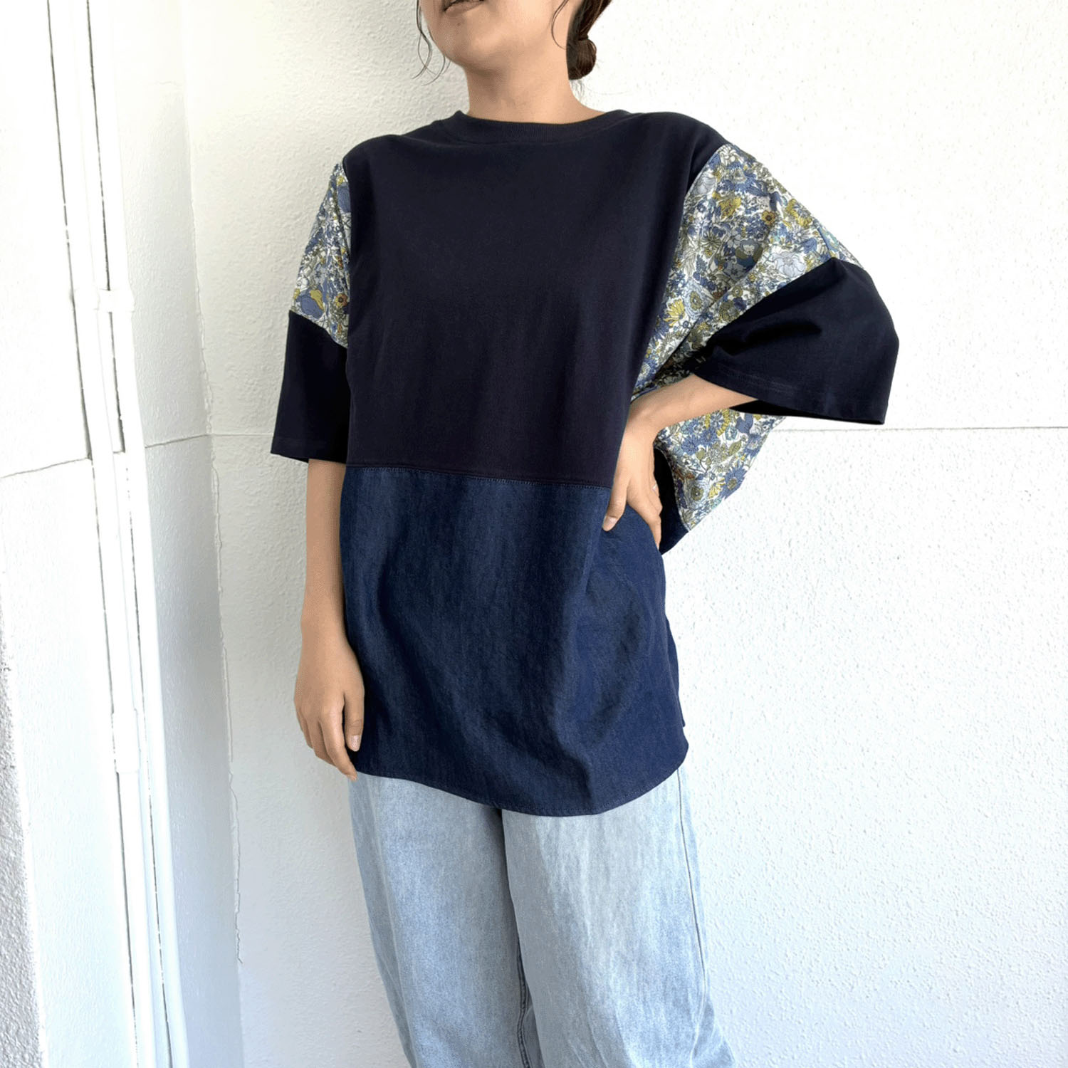 LUPILIENパッチワークビッグTシャツ - 画像11