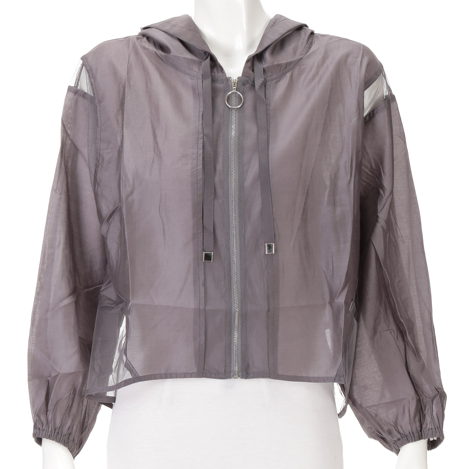 シアーデザインパーカー