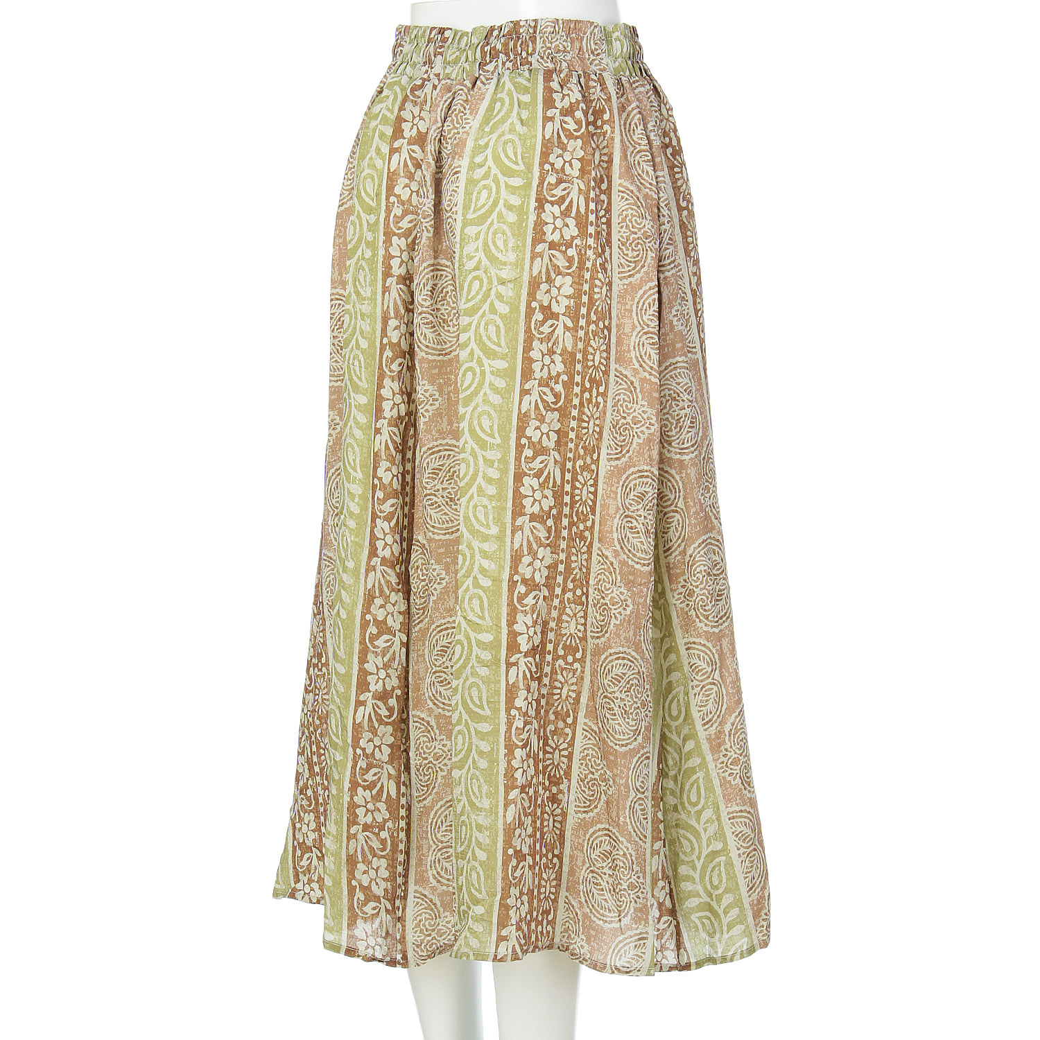 総柄プリントスカート - 画像3