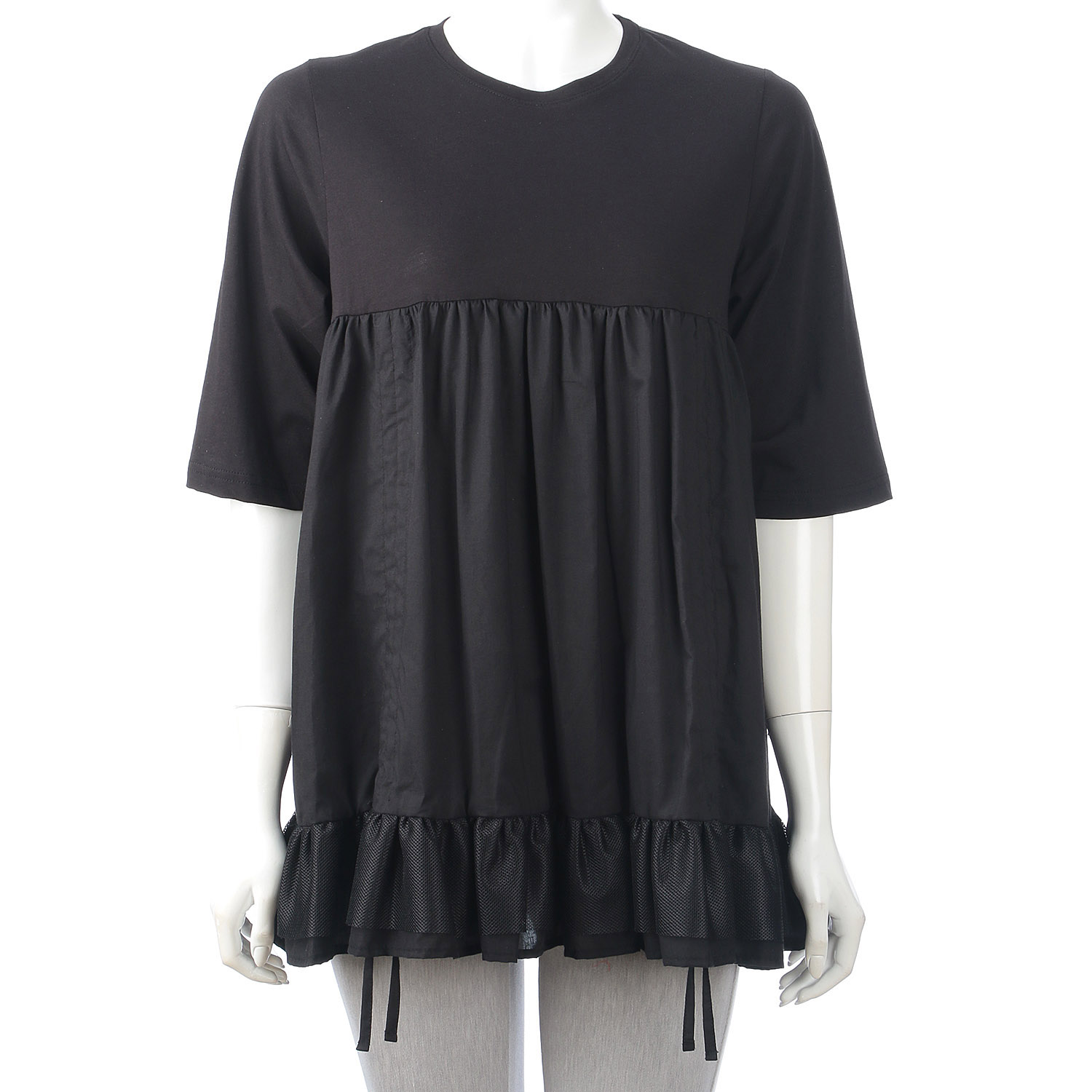 裾フリルチュニックカットソー - 画像3