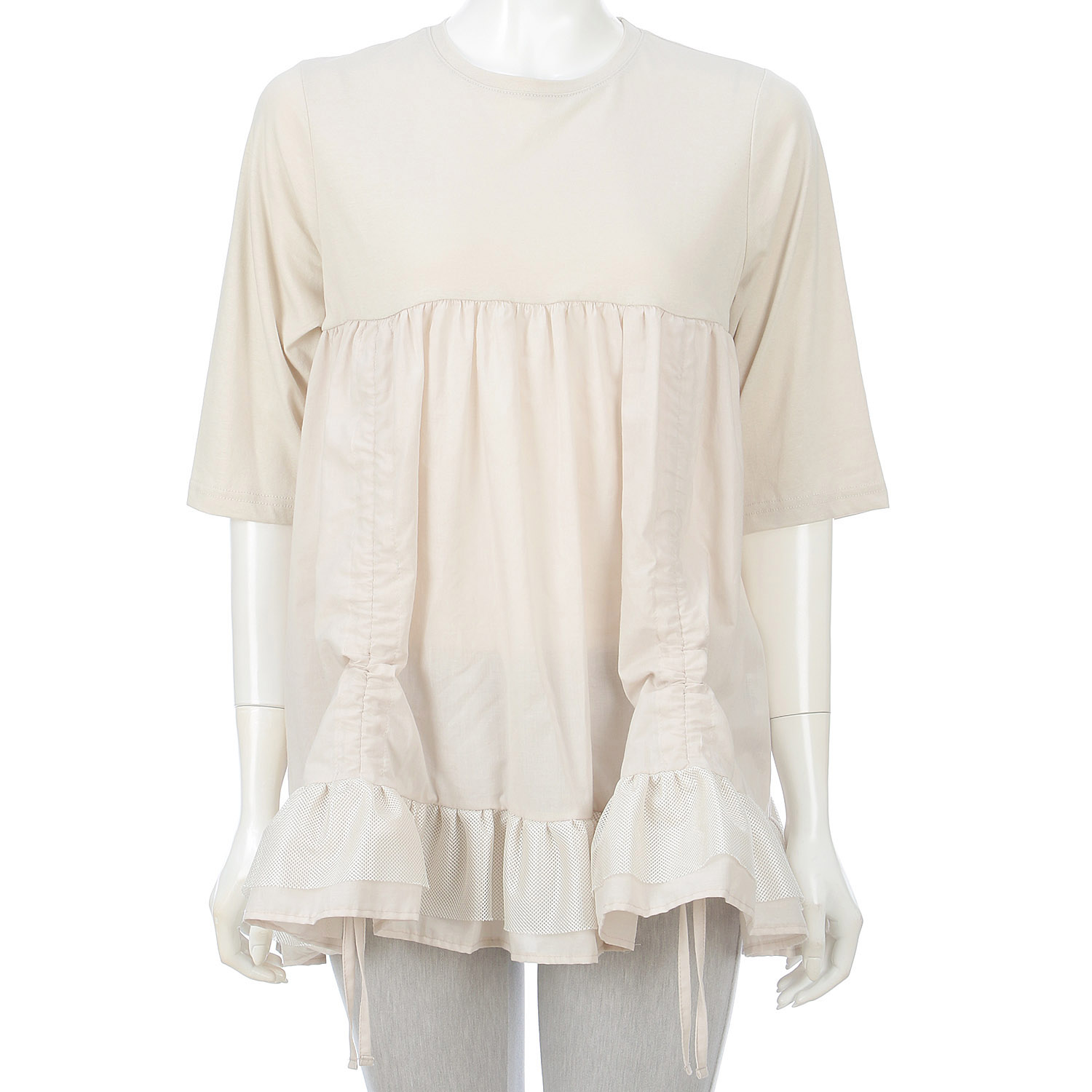 裾フリルチュニックカットソー - 画像5