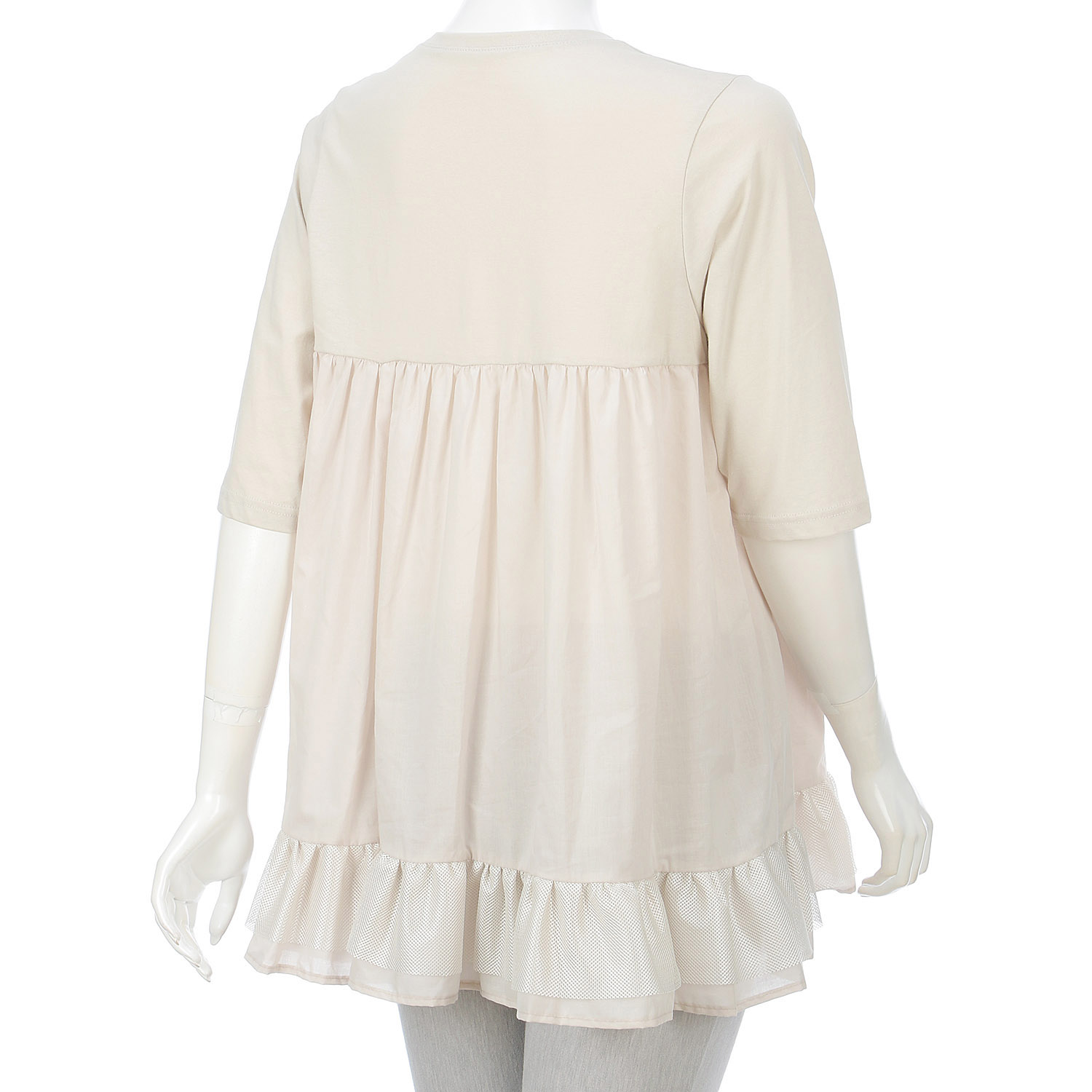 裾フリルチュニックカットソー - 画像6